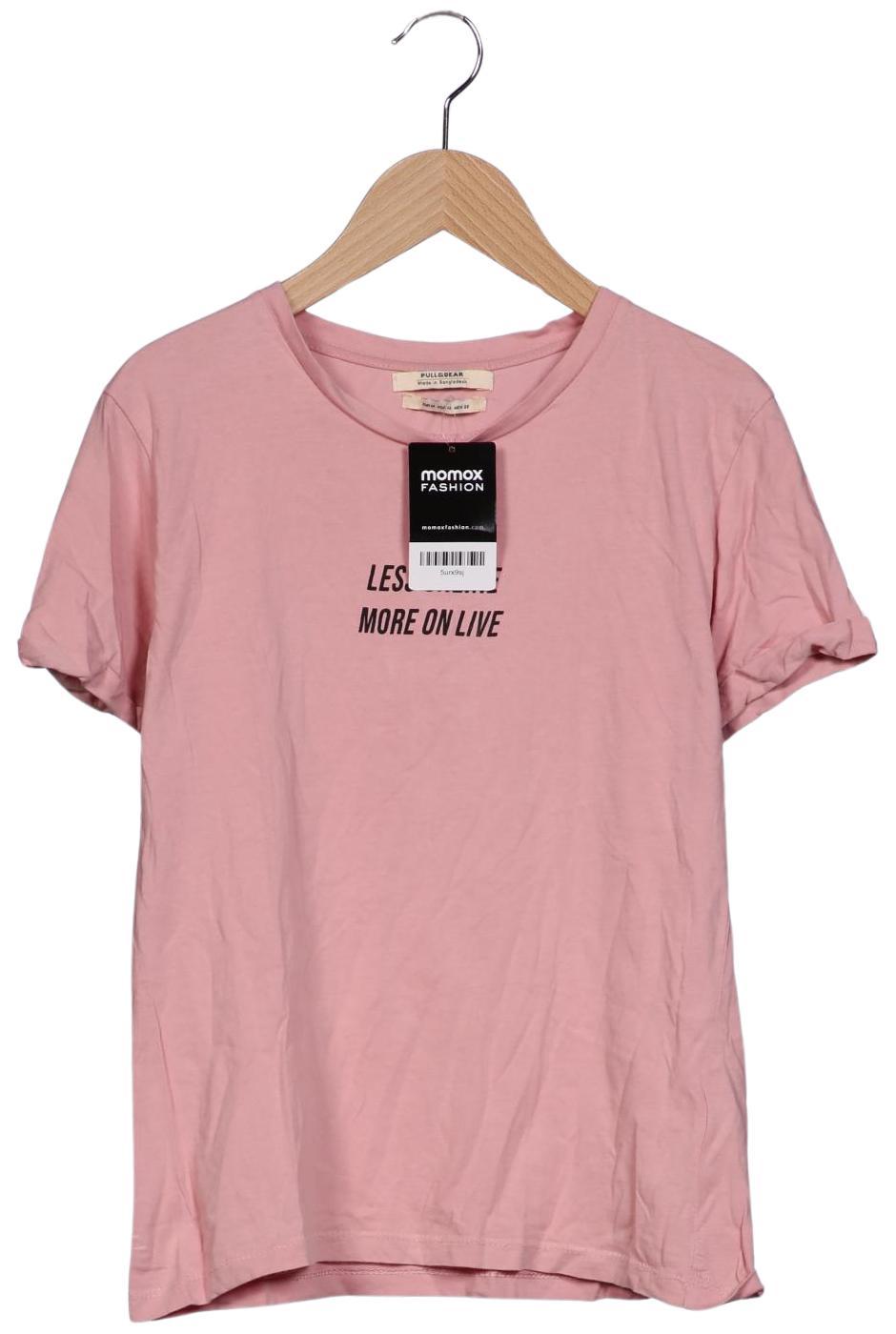 

Pull & Bear Damen T-Shirt, pink, Gr. 38