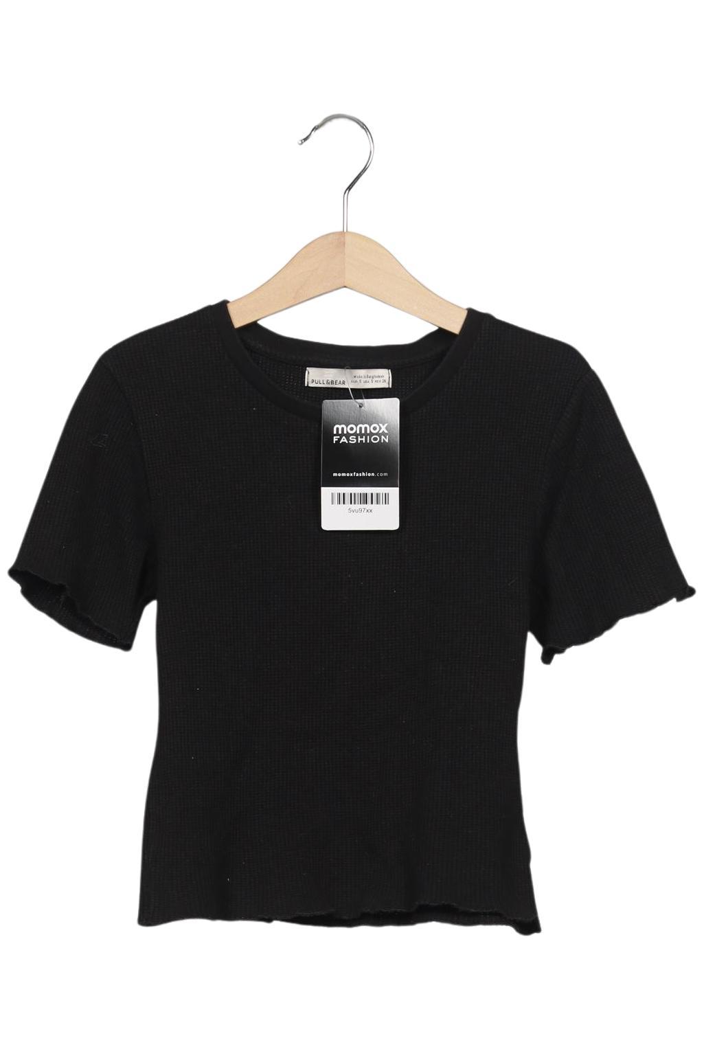 

Pull & Bear Damen T-Shirt, schwarz, Gr. 36