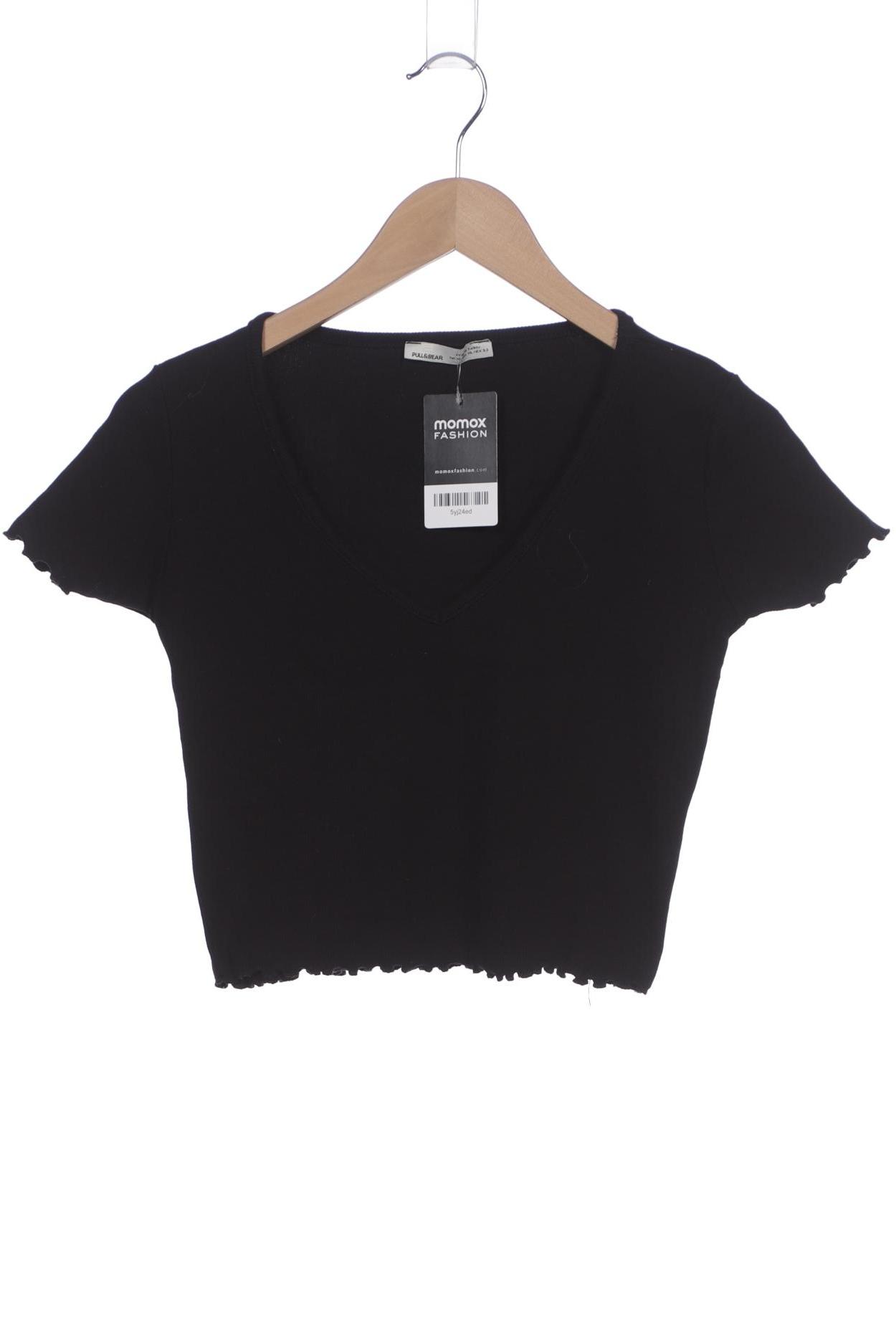 

Pull & Bear Damen T-Shirt, schwarz, Gr. 44