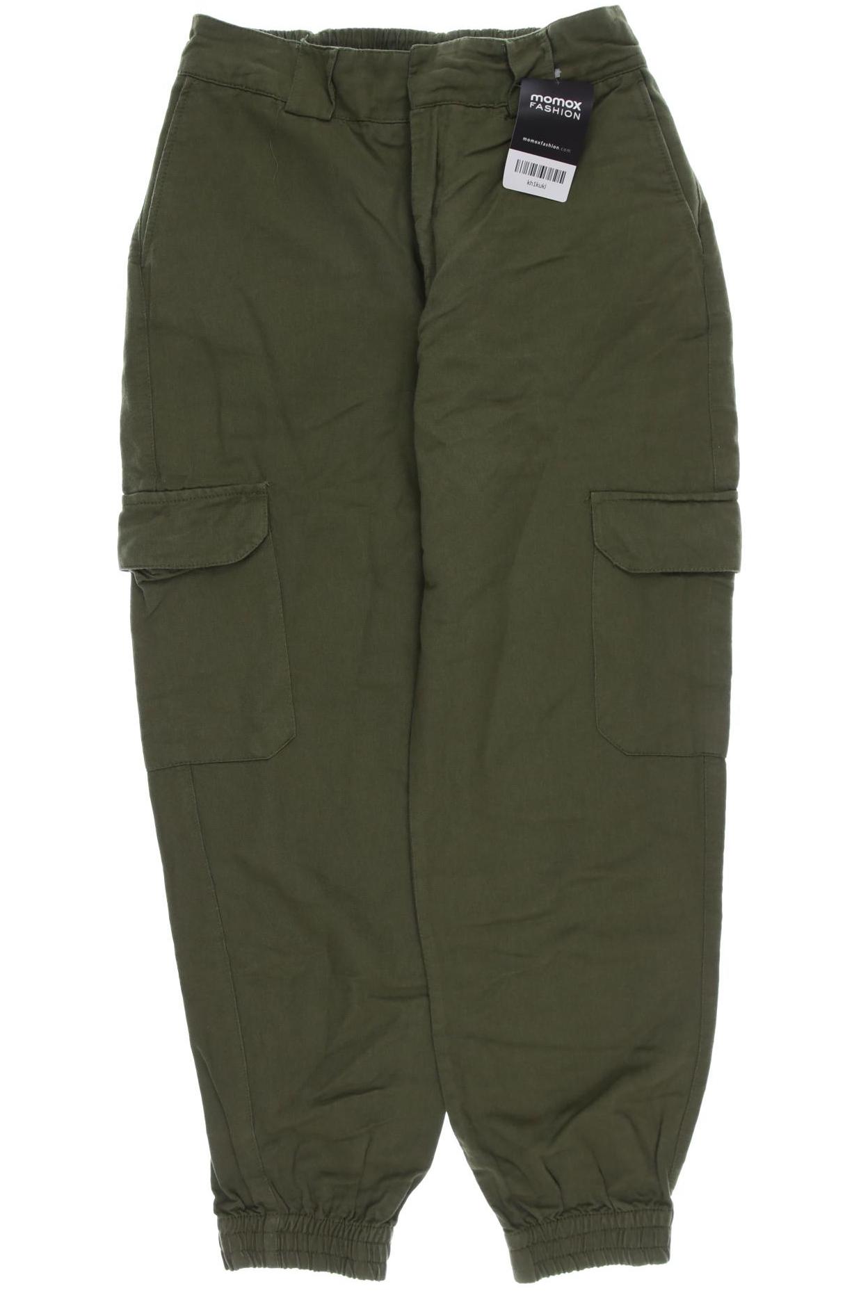 

Pull & Bear Damen Stoffhose, grün