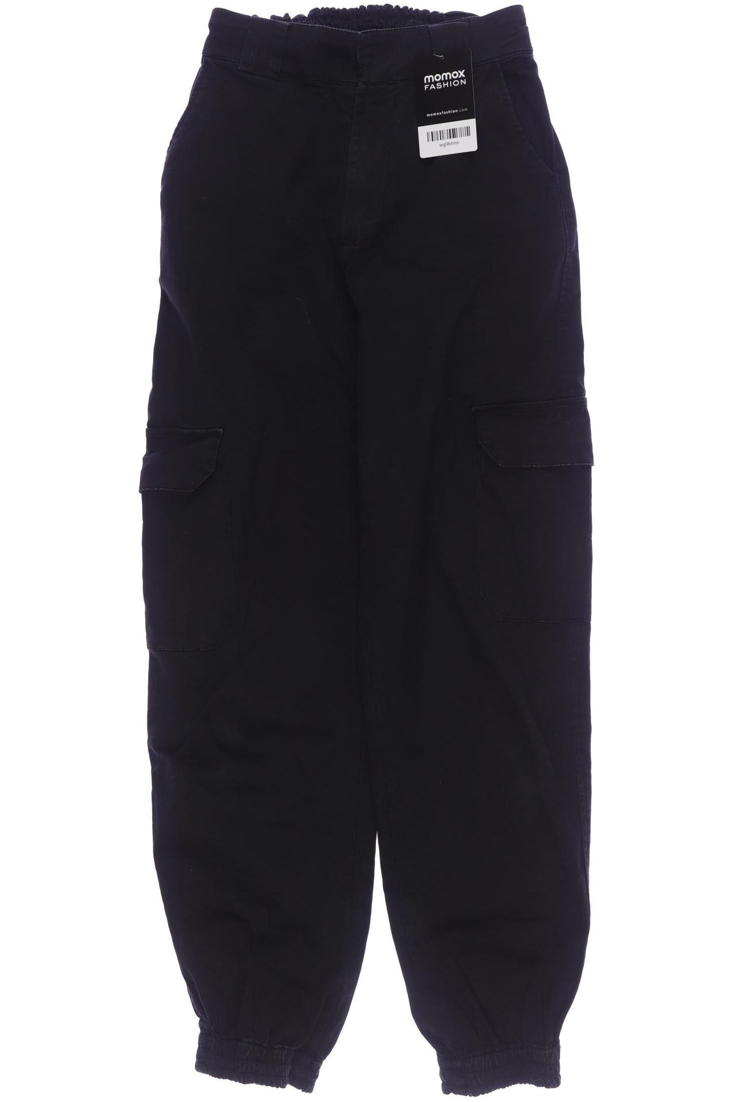 

Pull & Bear Damen Stoffhose, schwarz, Gr. 0
