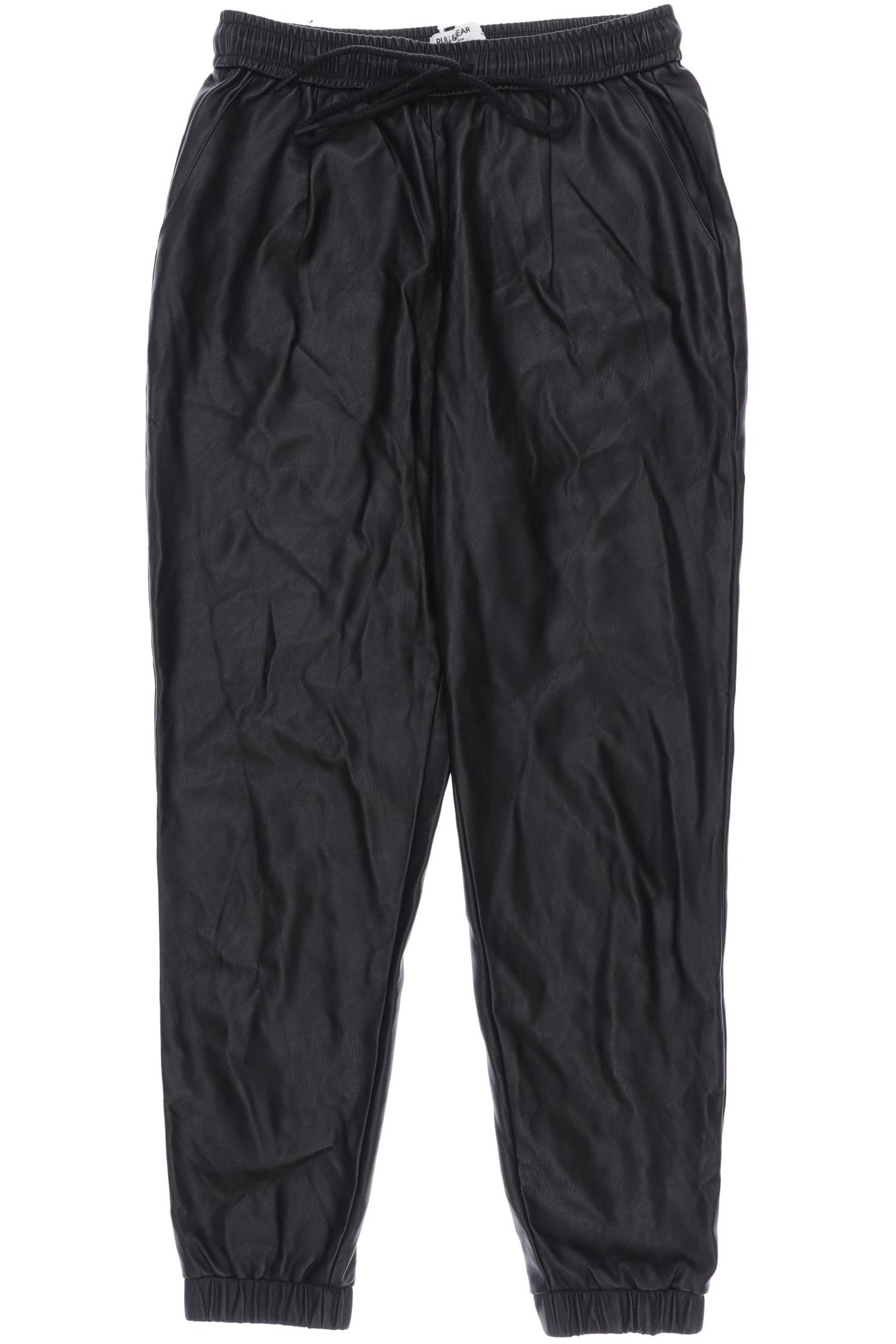

Pull & Bear Damen Stoffhose, schwarz, Gr. 0