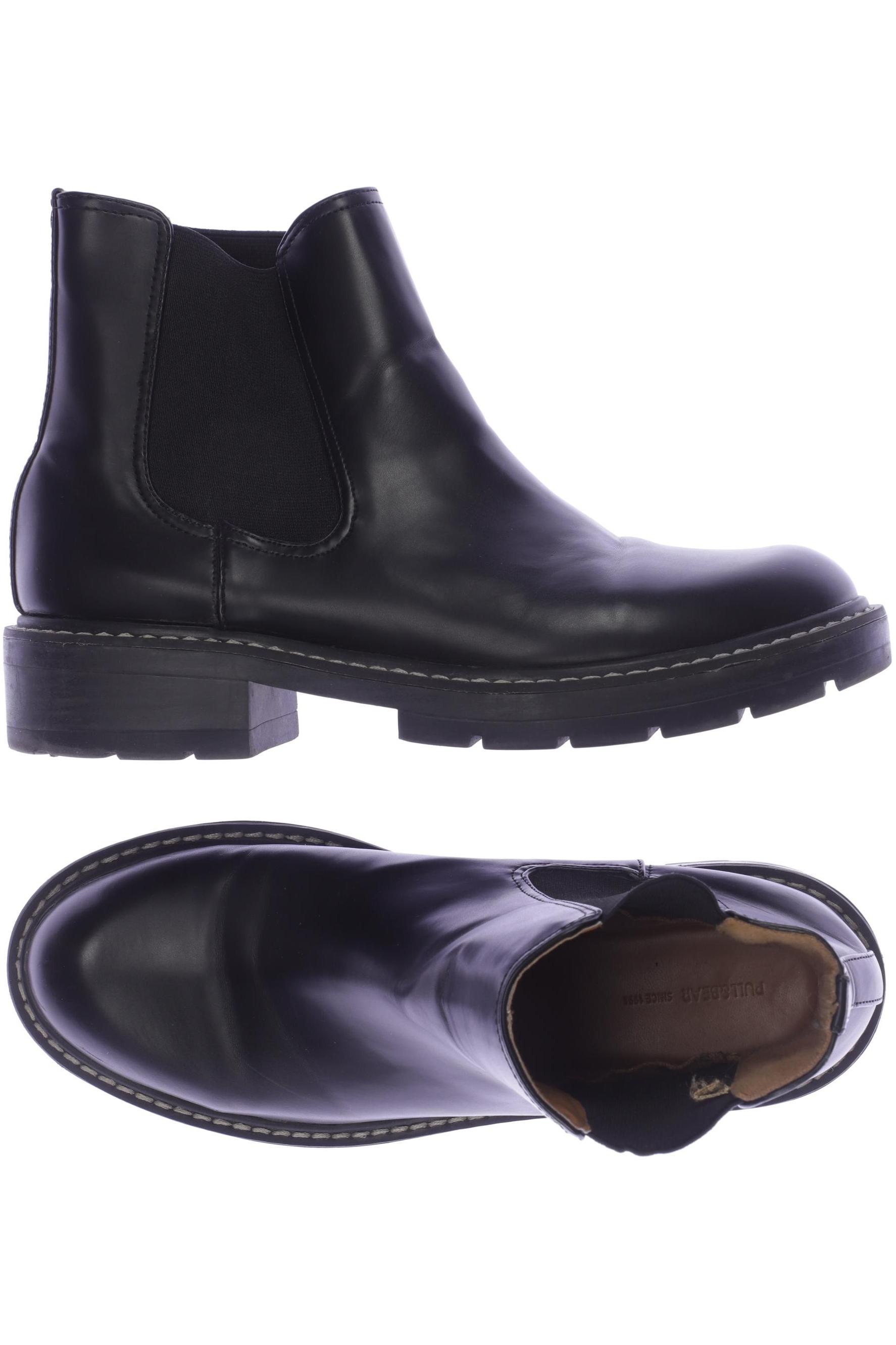 

Pull & Bear Damen Stiefelette, schwarz