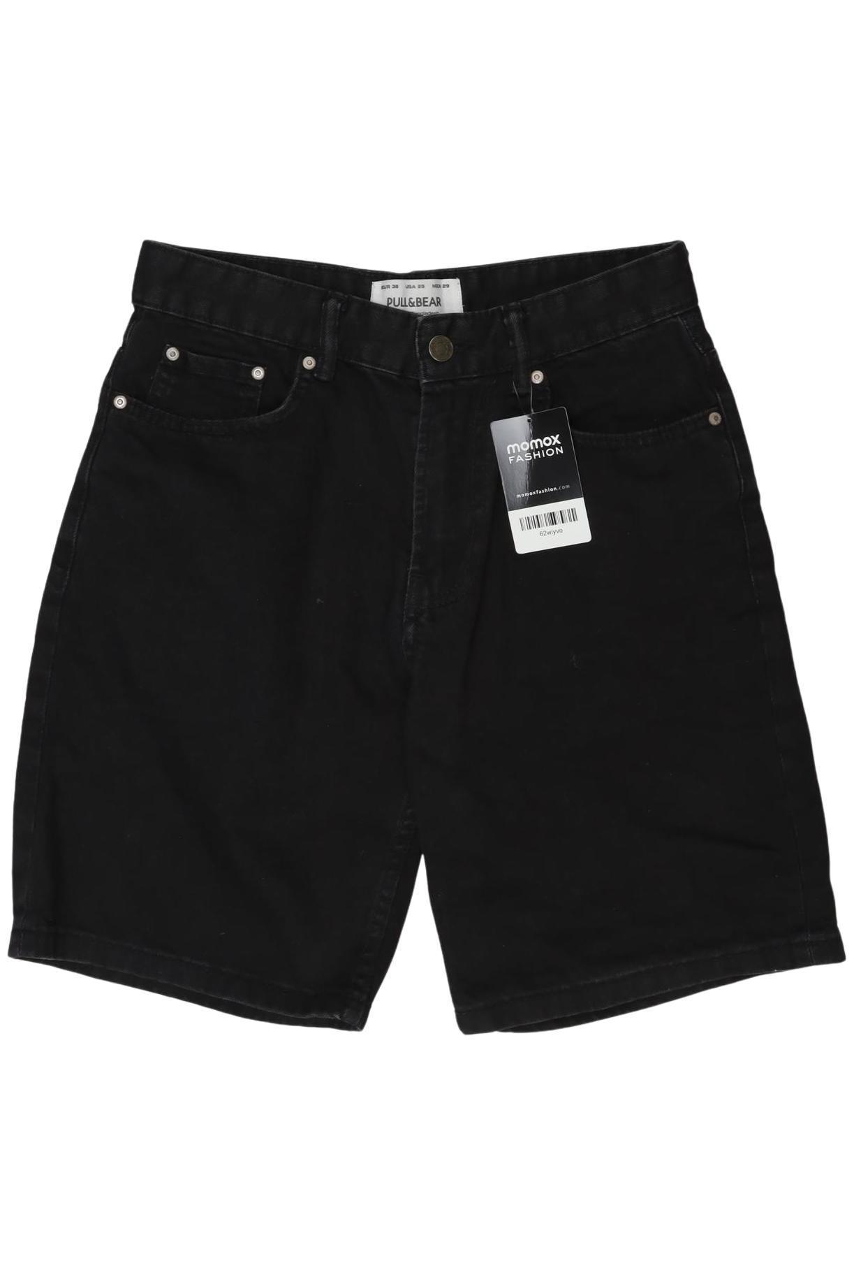 

Pull & Bear Damen Shorts, schwarz, Gr. 36