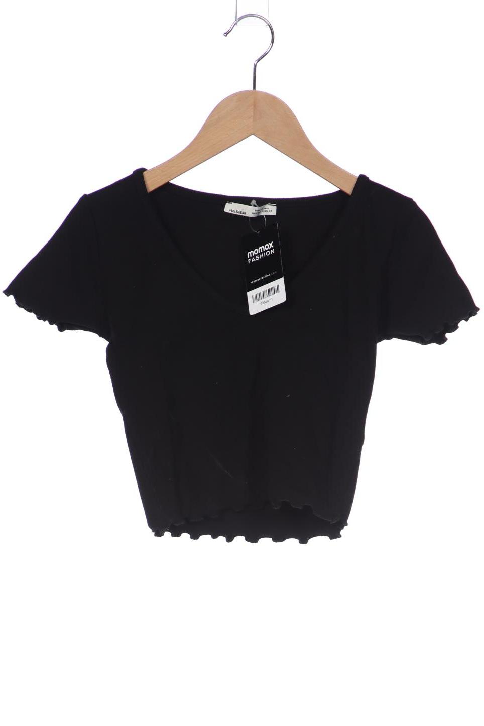 

Pull & Bear Damen T-Shirt, schwarz, Gr. 38