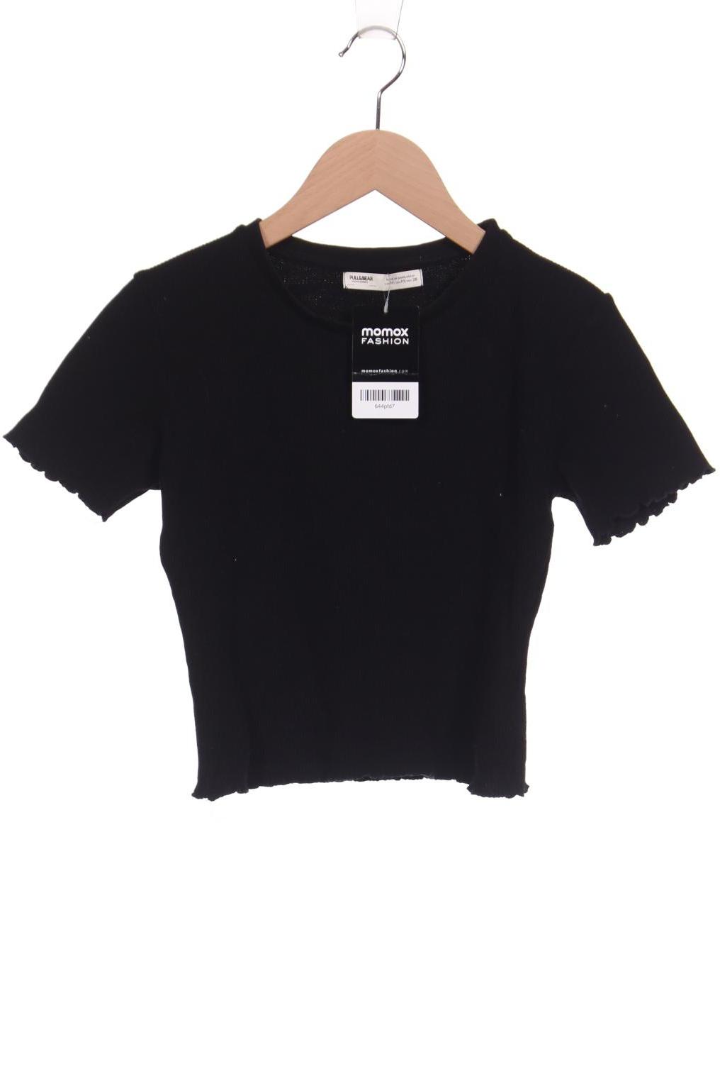 

Pull & Bear Damen T-Shirt, schwarz