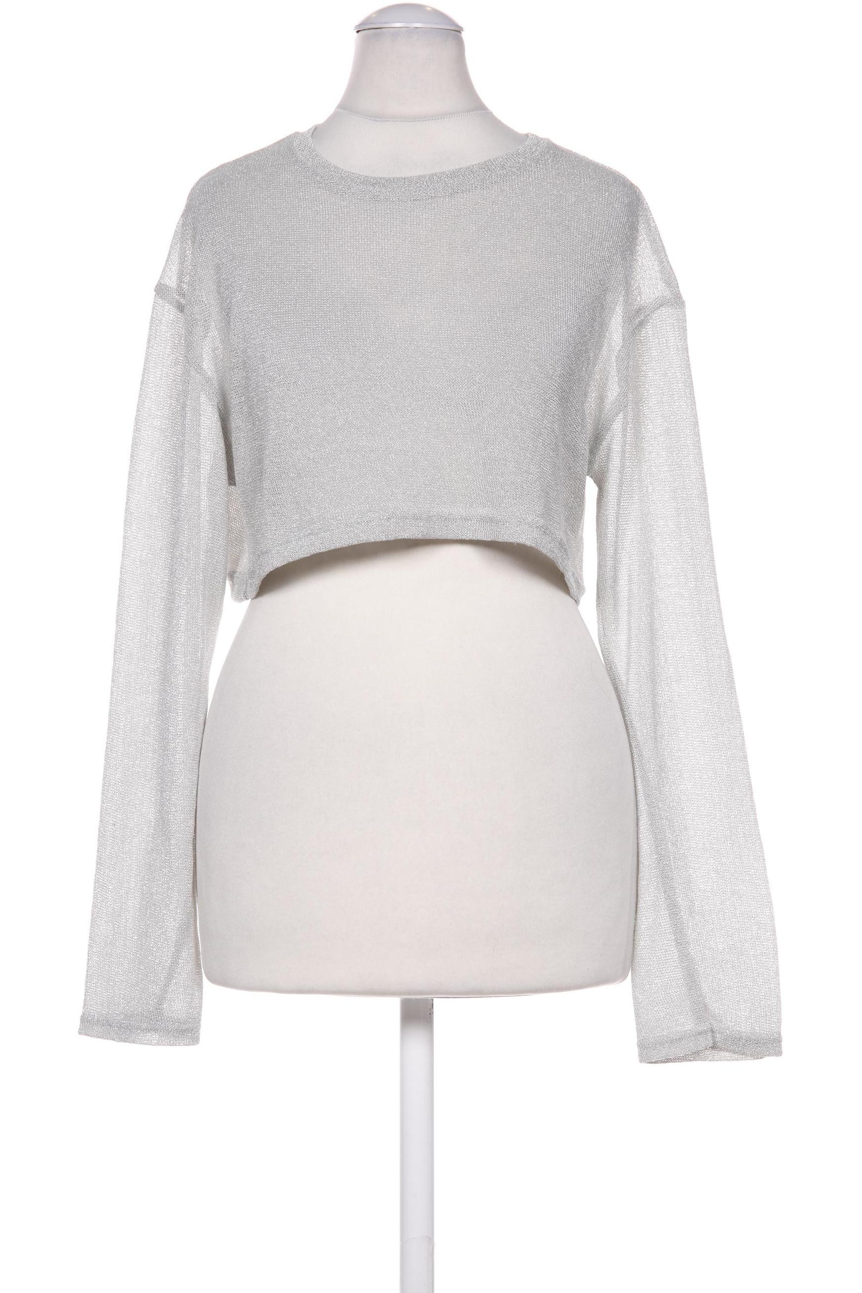 

Pull & Bear Damen Pullover, silber, Gr. 36