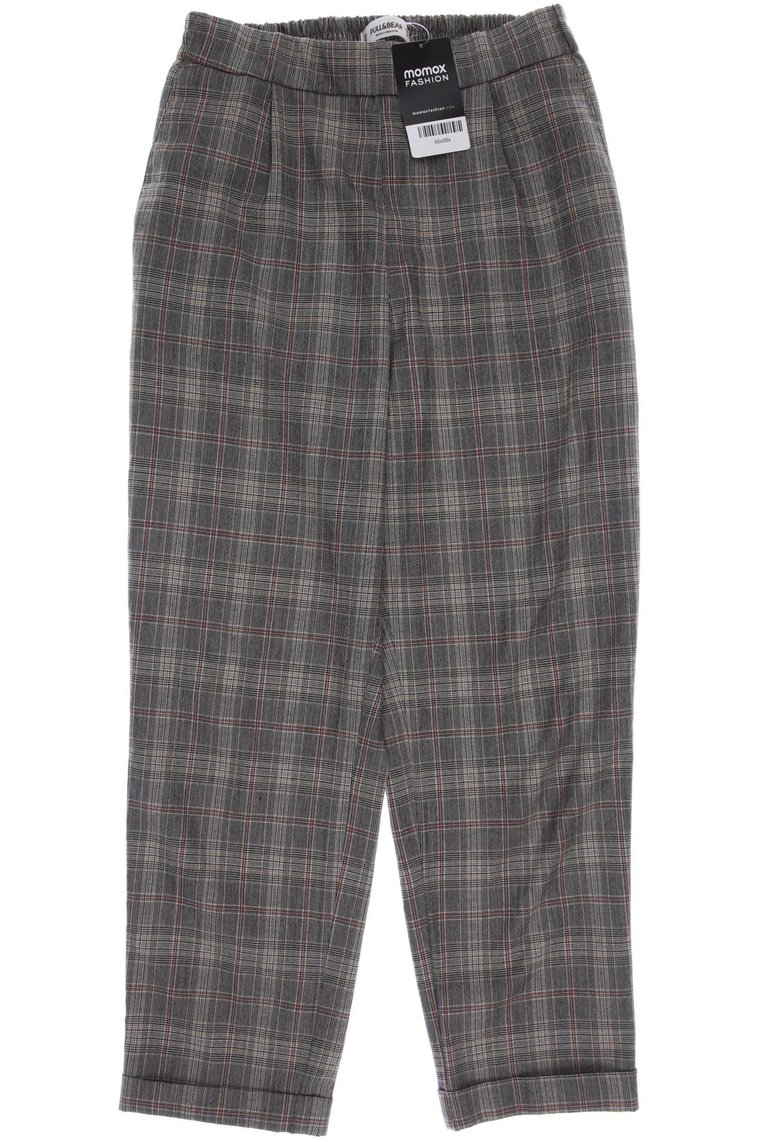 

Pull & Bear Damen Stoffhose, grau