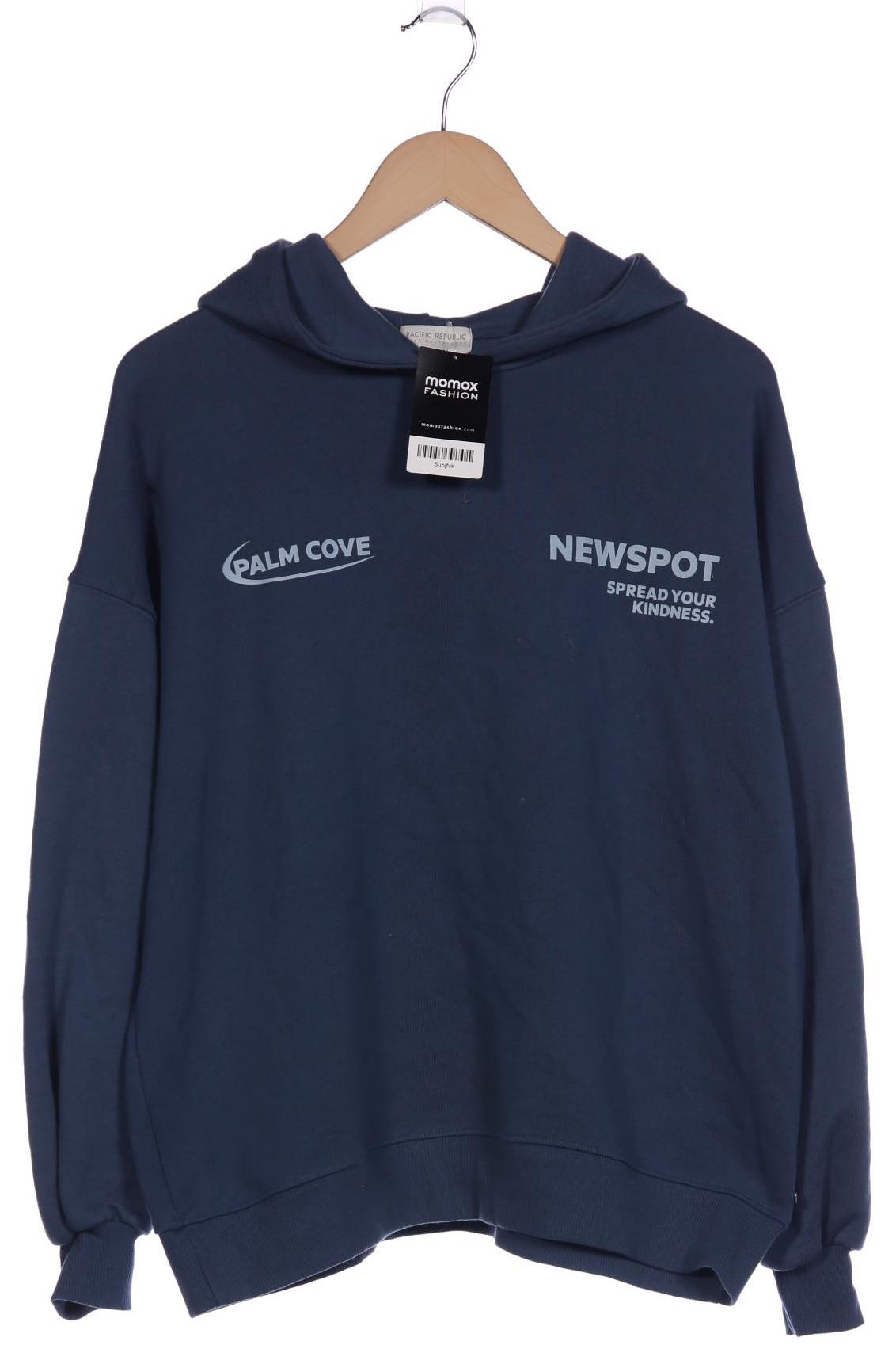 

Pull & Bear Damen Kapuzenpullover, blau, Gr. 34