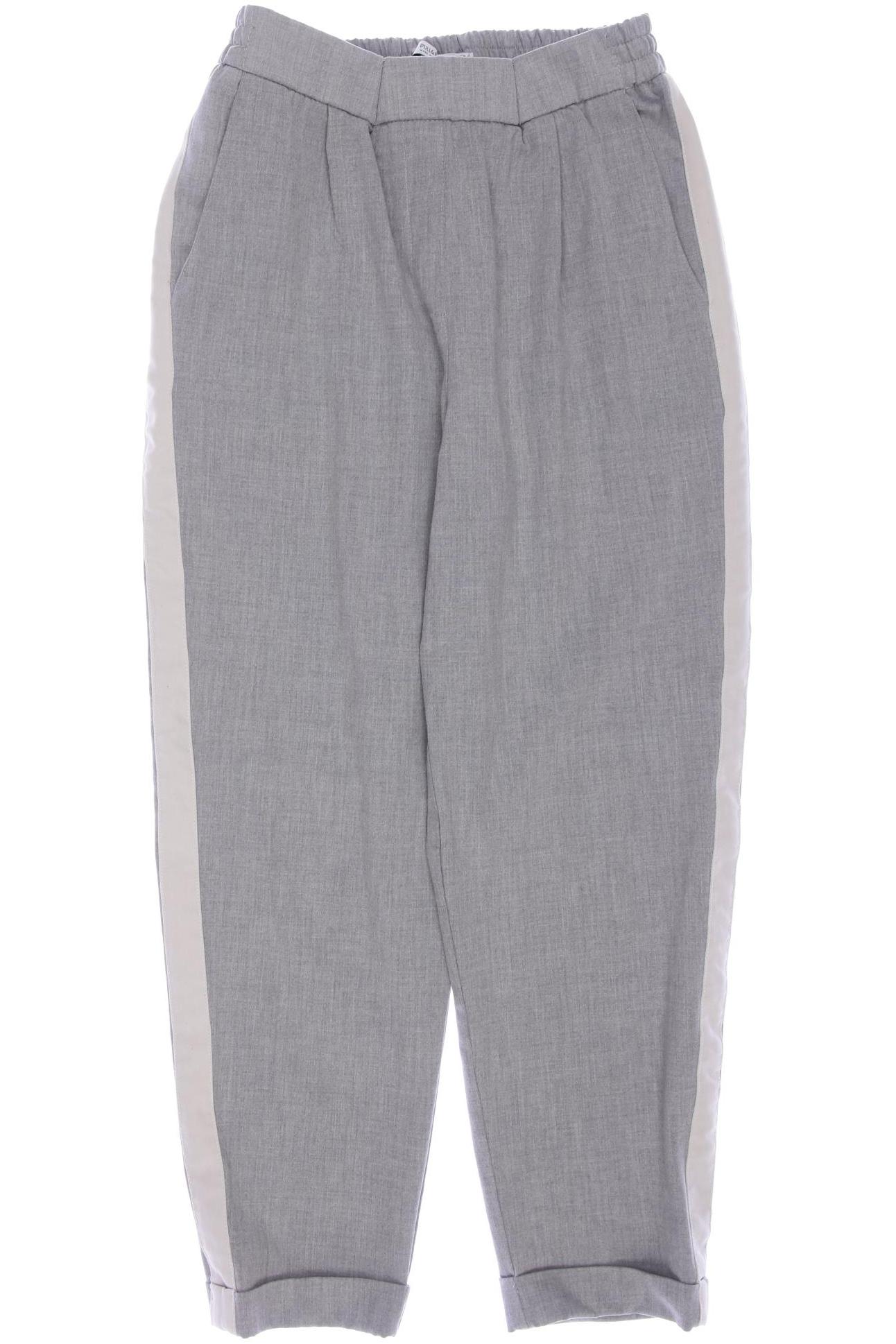 

Pull & Bear Damen Stoffhose, grau, Gr. 0
