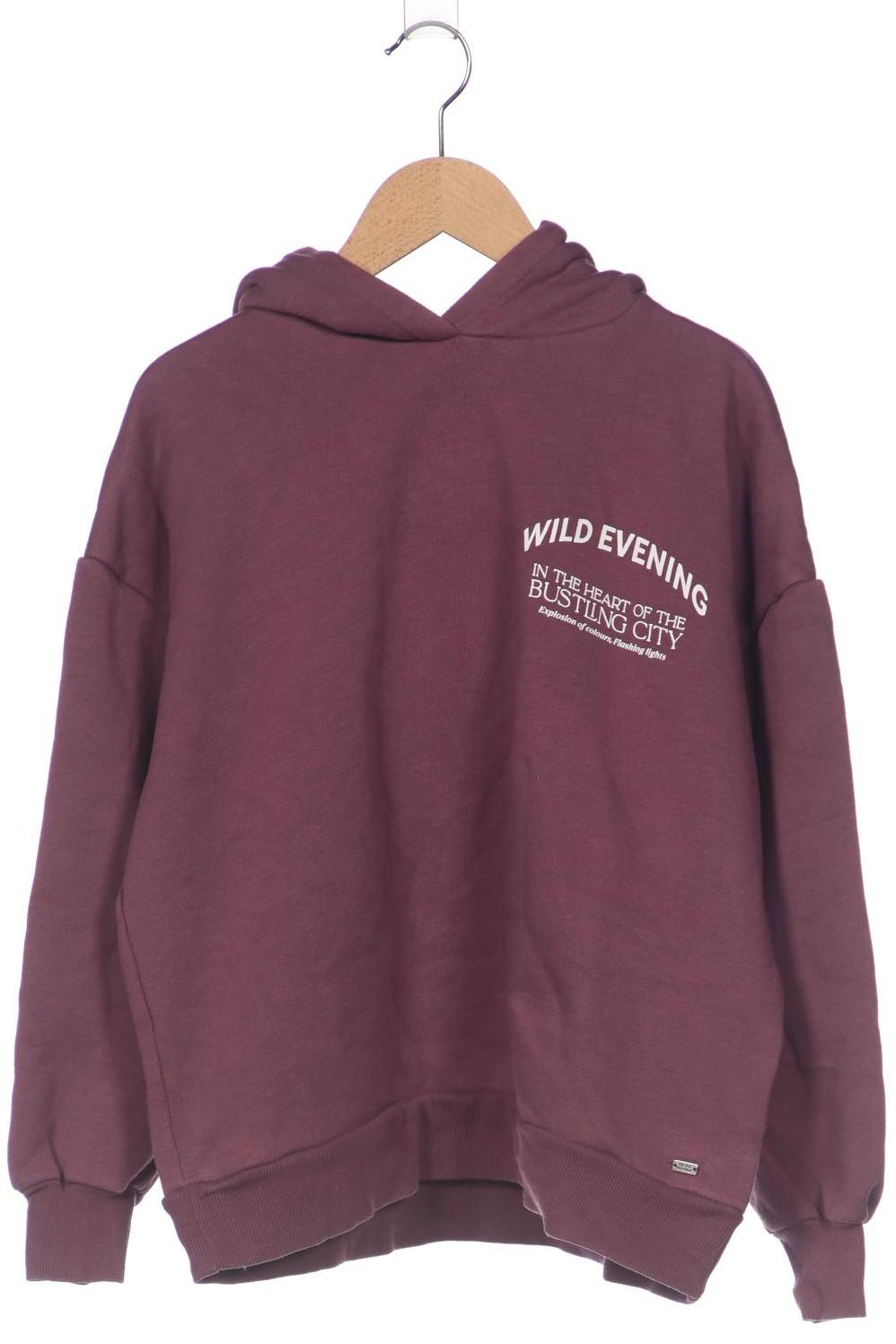 

Pull & Bear Damen Kapuzenpullover, bordeaux, Gr. 36