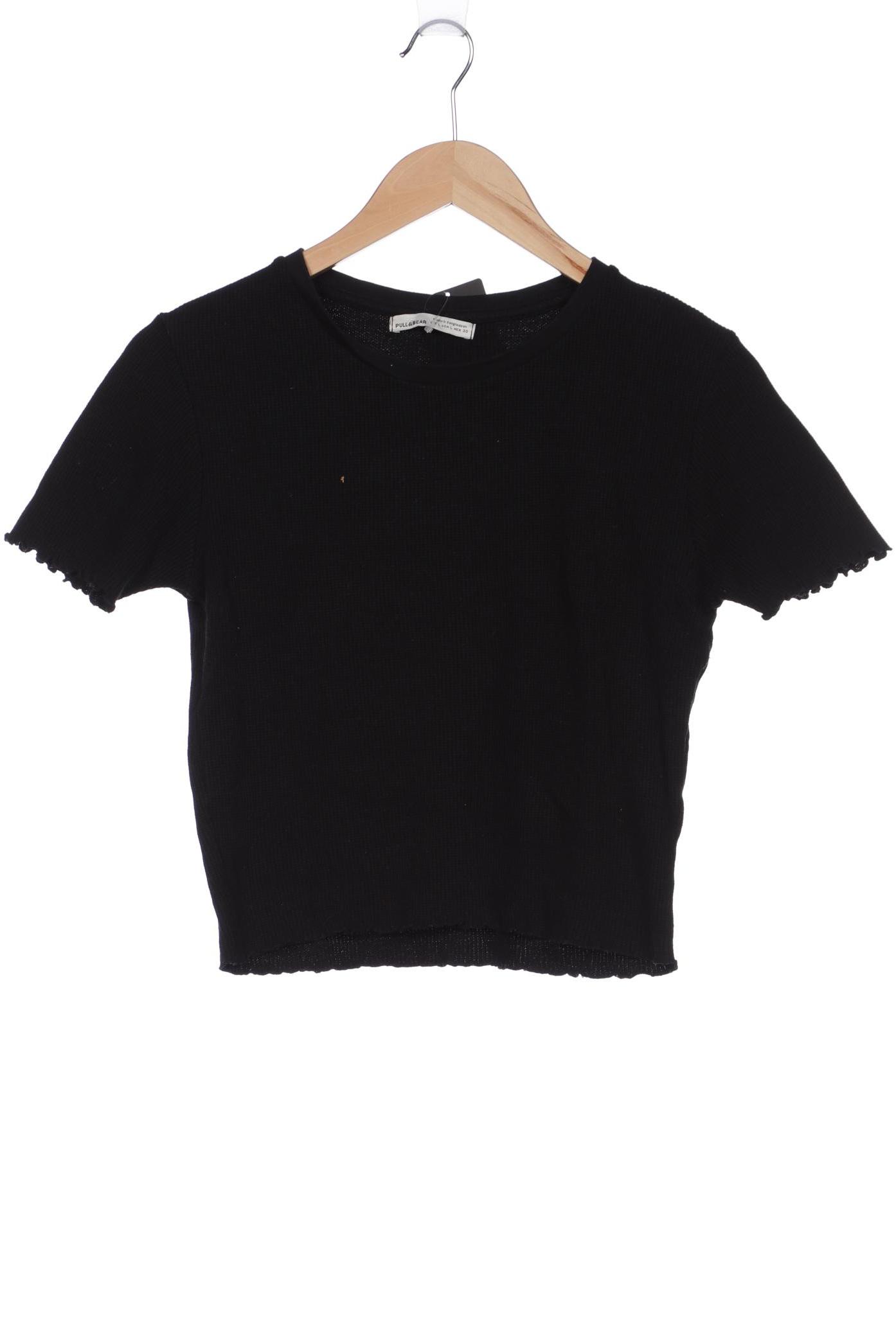 

Pull & Bear Damen T-Shirt, schwarz, Gr. 42