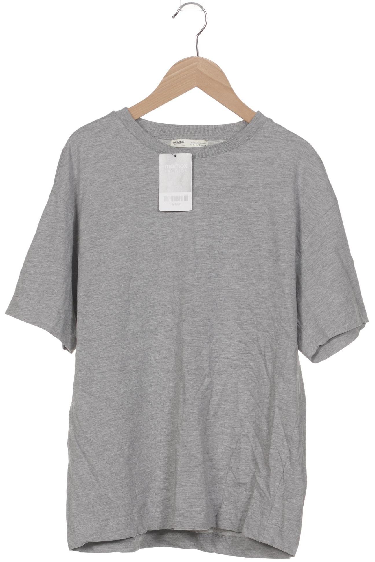 

Pull & Bear Damen T-Shirt, grau, Gr. 36