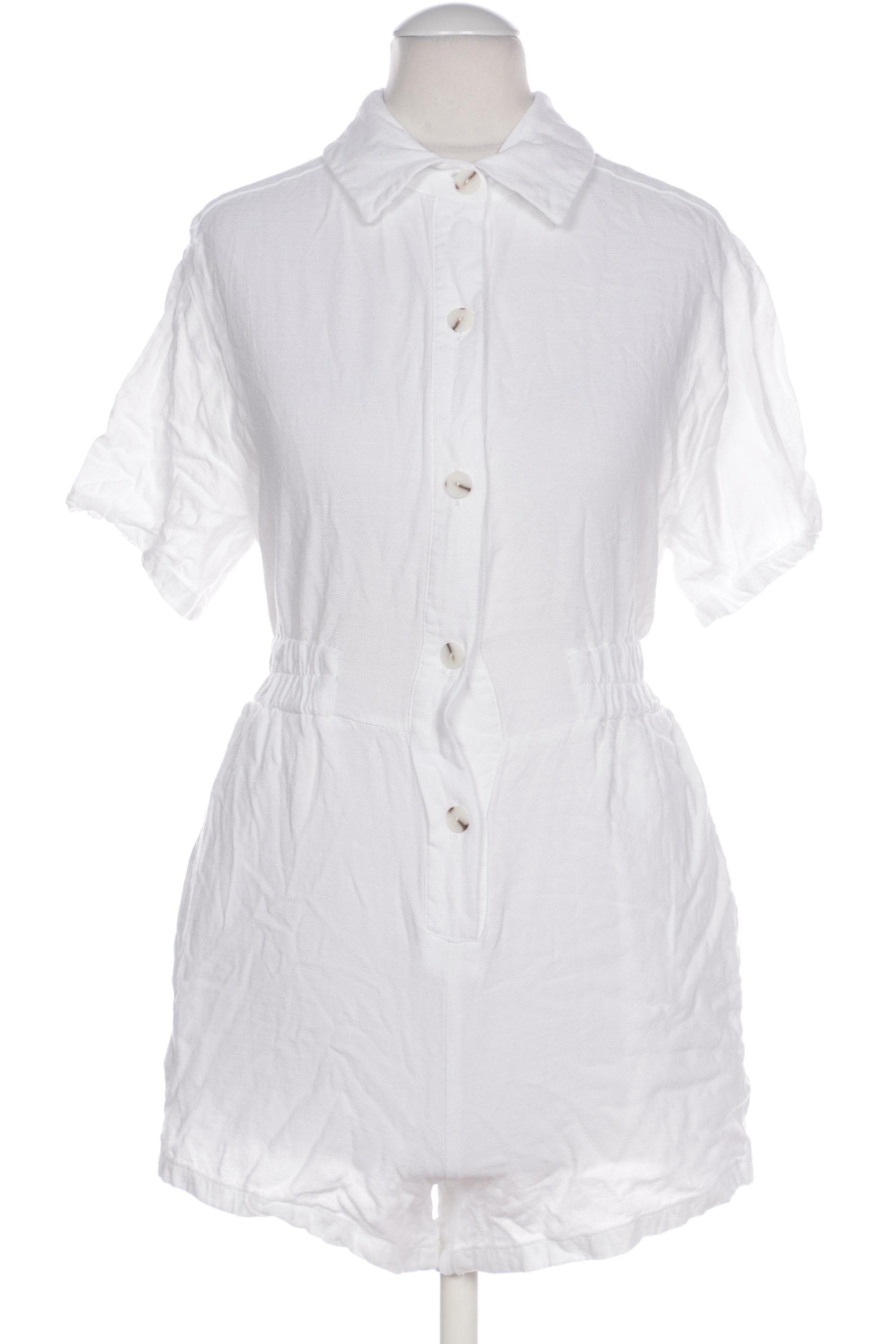 

Pull & Bear Damen Jumpsuit/Overall, weiß, Gr. 34