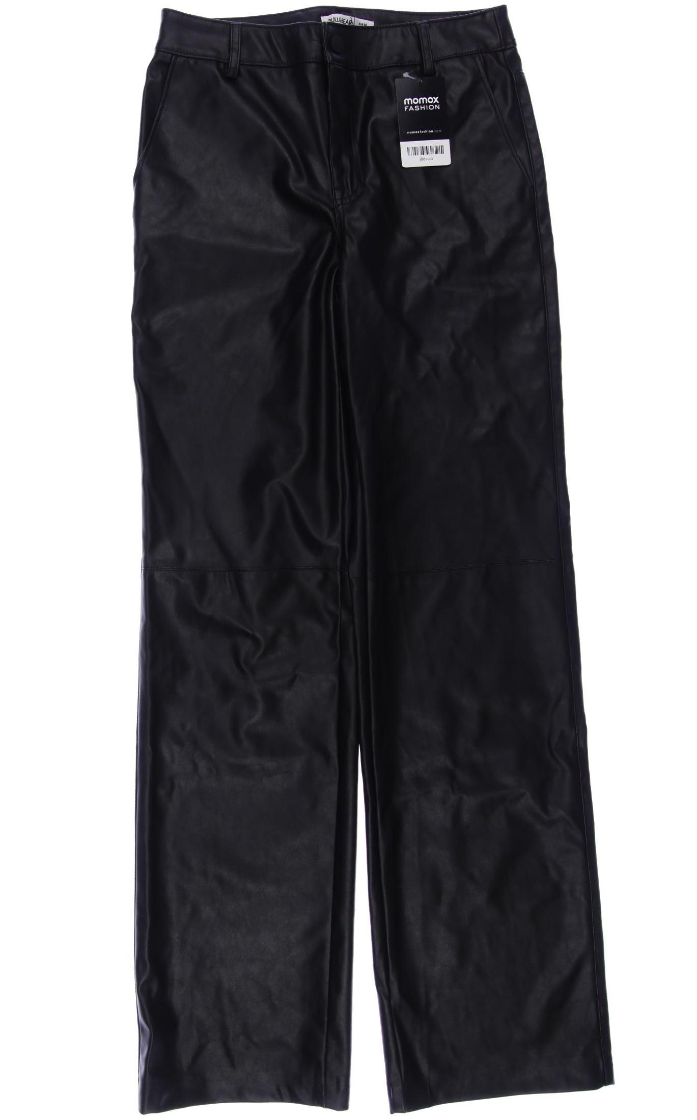 

Pull & Bear Damen Stoffhose, schwarz