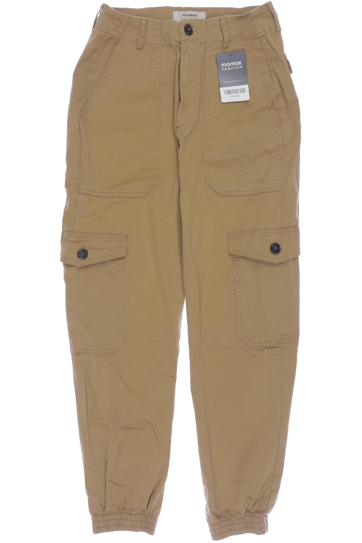 

Pull & Bear Damen Stoffhose, beige, Gr. 32