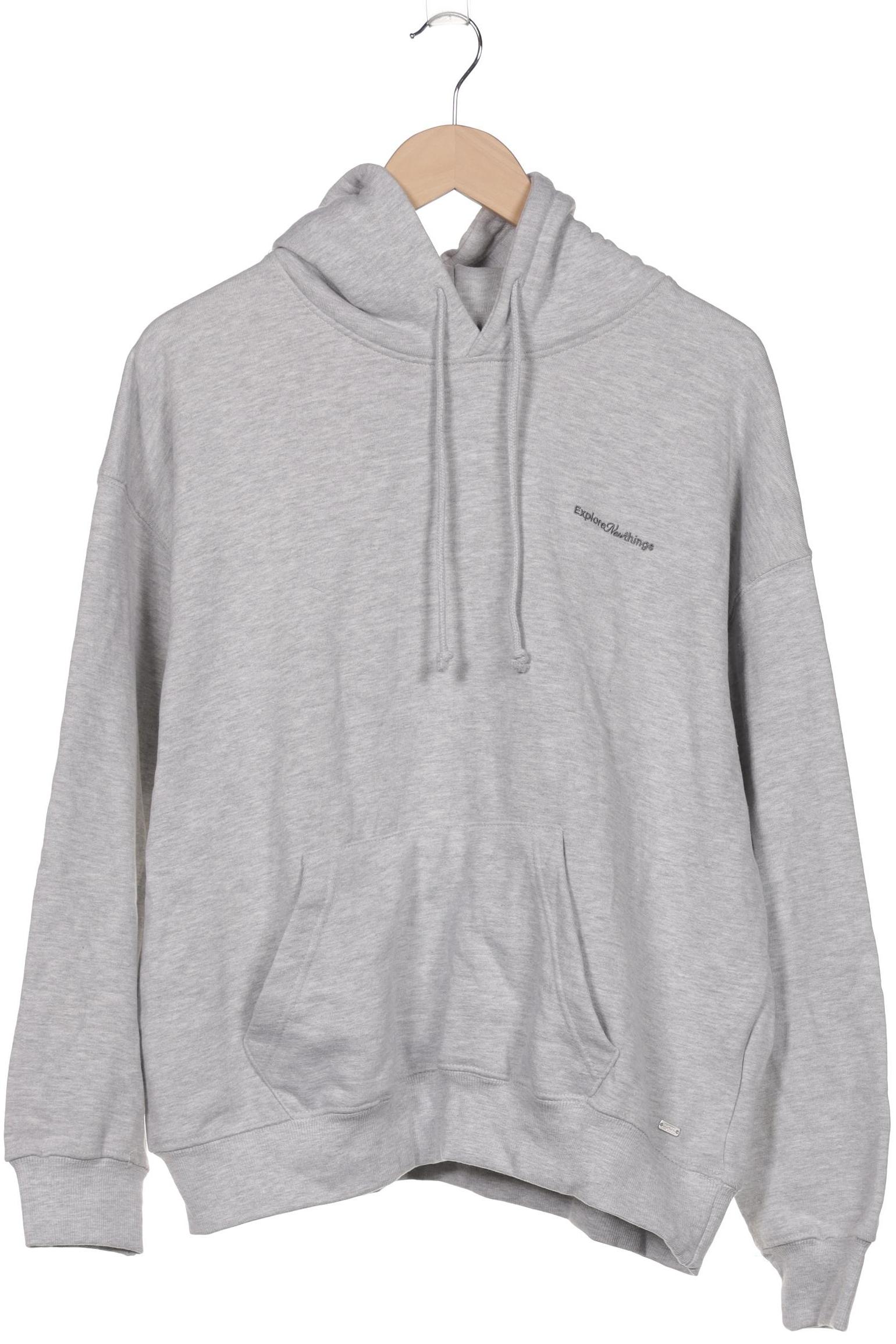 

Pull & Bear Damen Kapuzenpullover, grau, Gr. 38