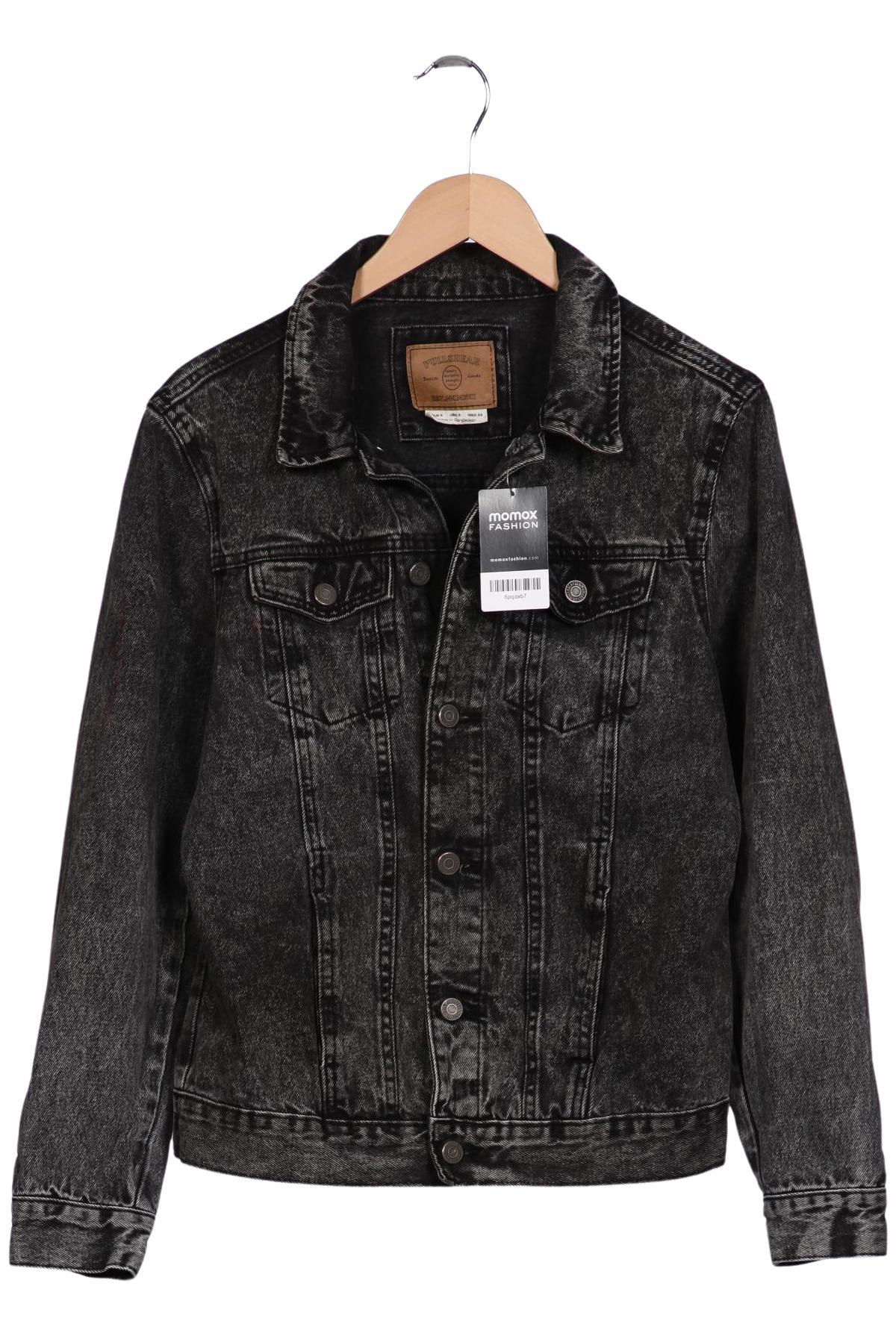 

Pull & Bear Damen Jacke, schwarz, Gr. 36
