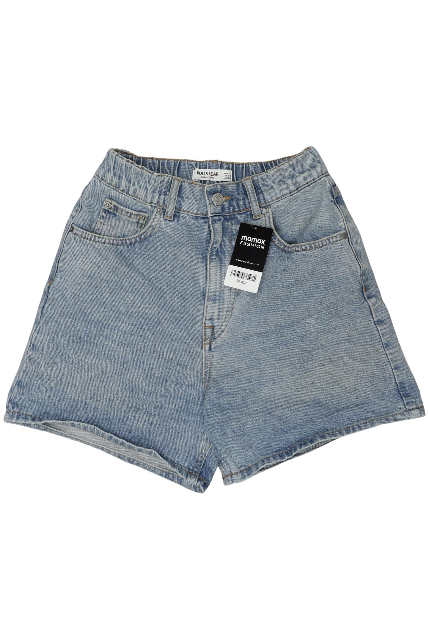 

Pull & Bear Damen Shorts, blau, Gr. 34