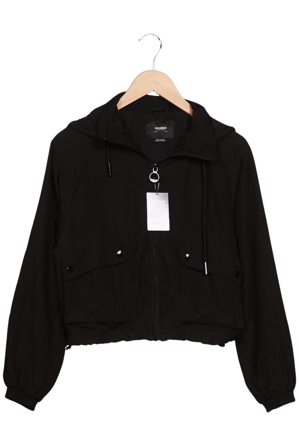 

Pull & Bear Damen Jacke, schwarz, Gr. 38