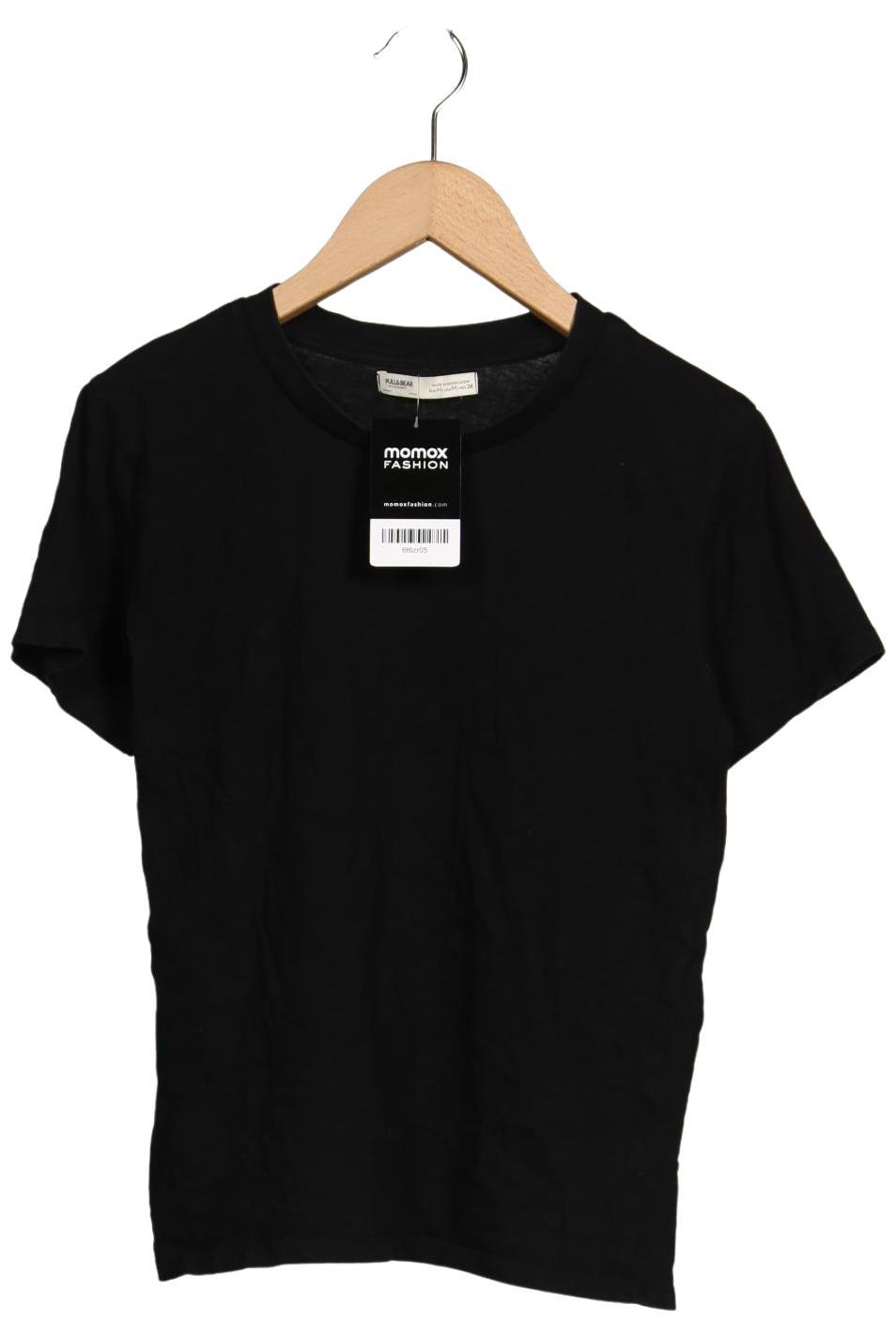 

Pull & Bear Damen T-Shirt, schwarz, Gr. 38