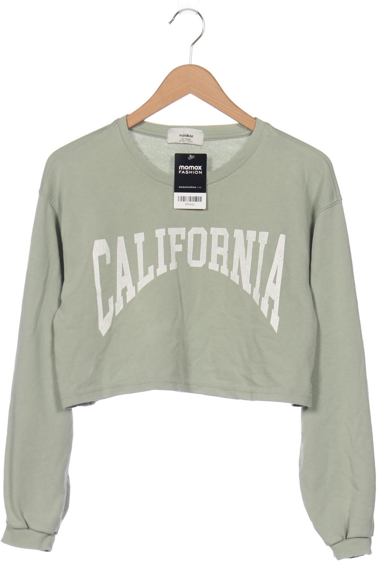 

Pull & Bear Damen Sweatshirt, hellgrün