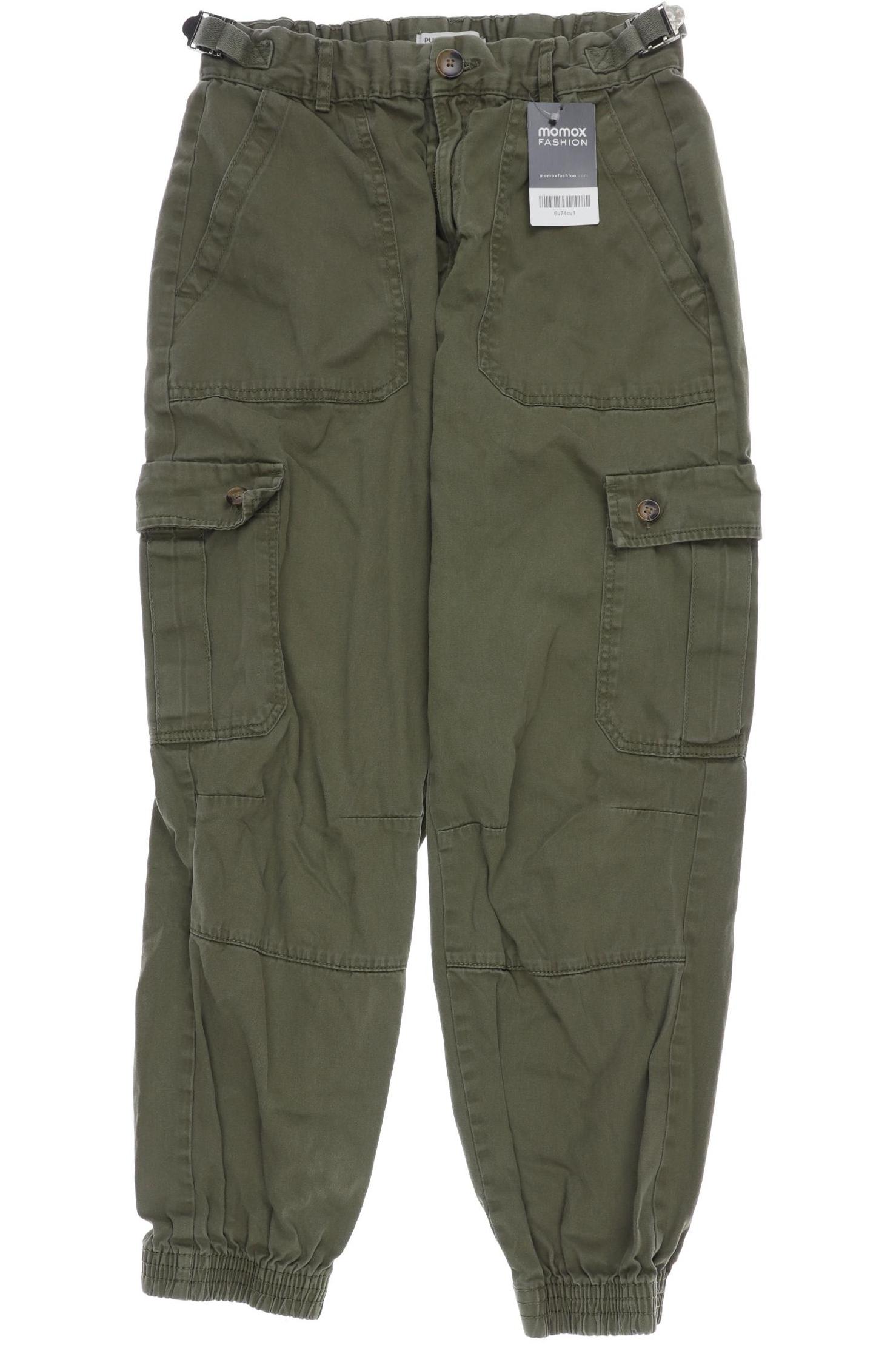 

Pull & Bear Damen Stoffhose, grün, Gr. 38