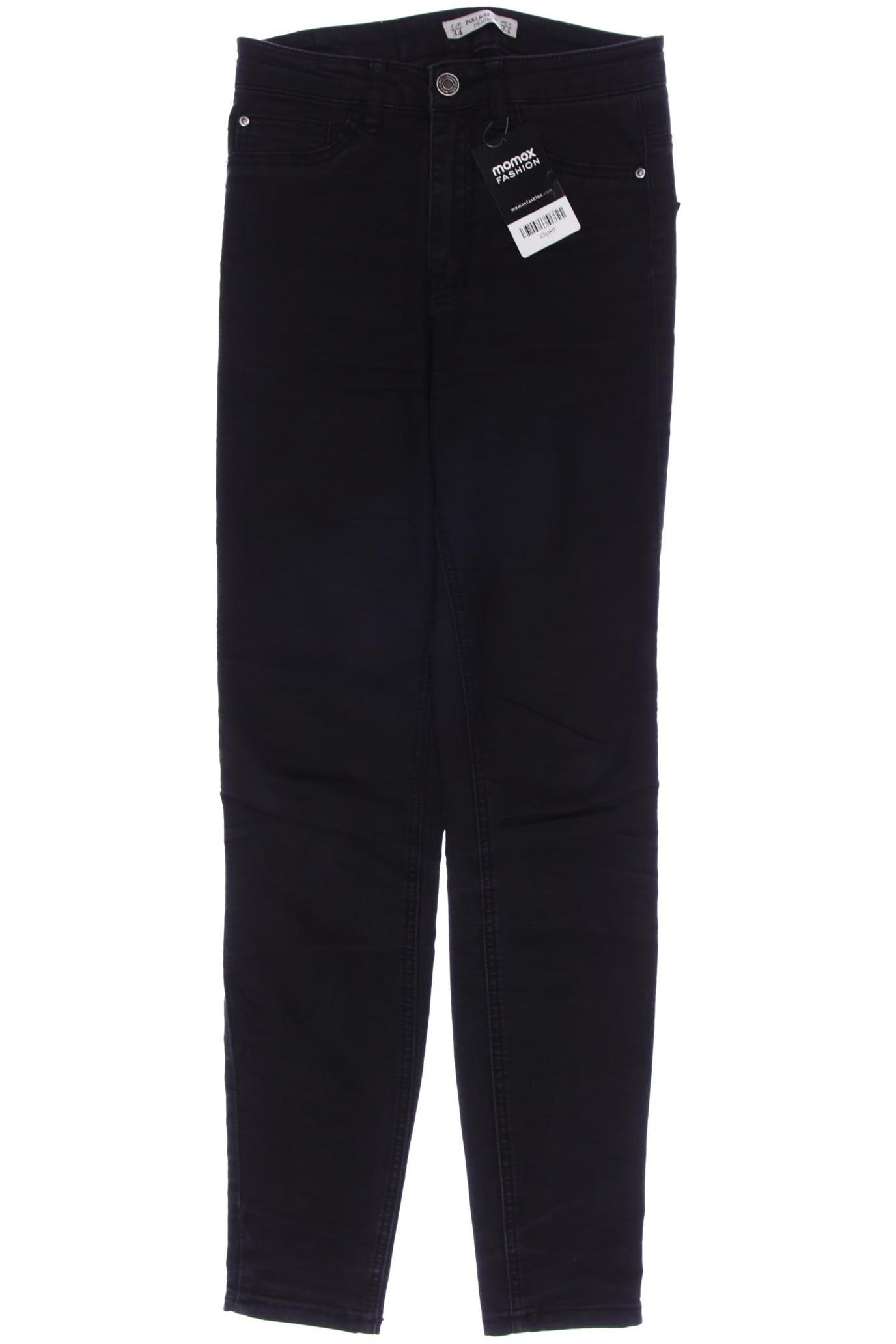

Pull & Bear Damen Stoffhose, schwarz, Gr. 34