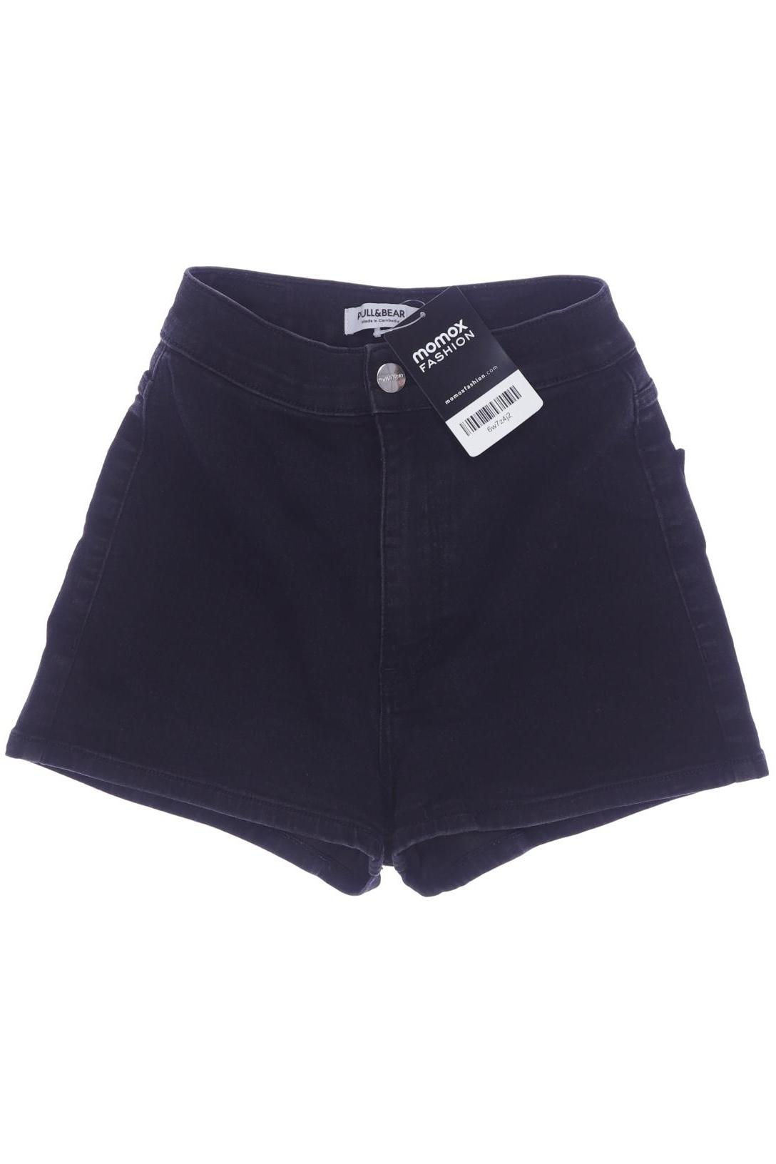 

Pull & Bear Damen Shorts, schwarz, Gr. 32