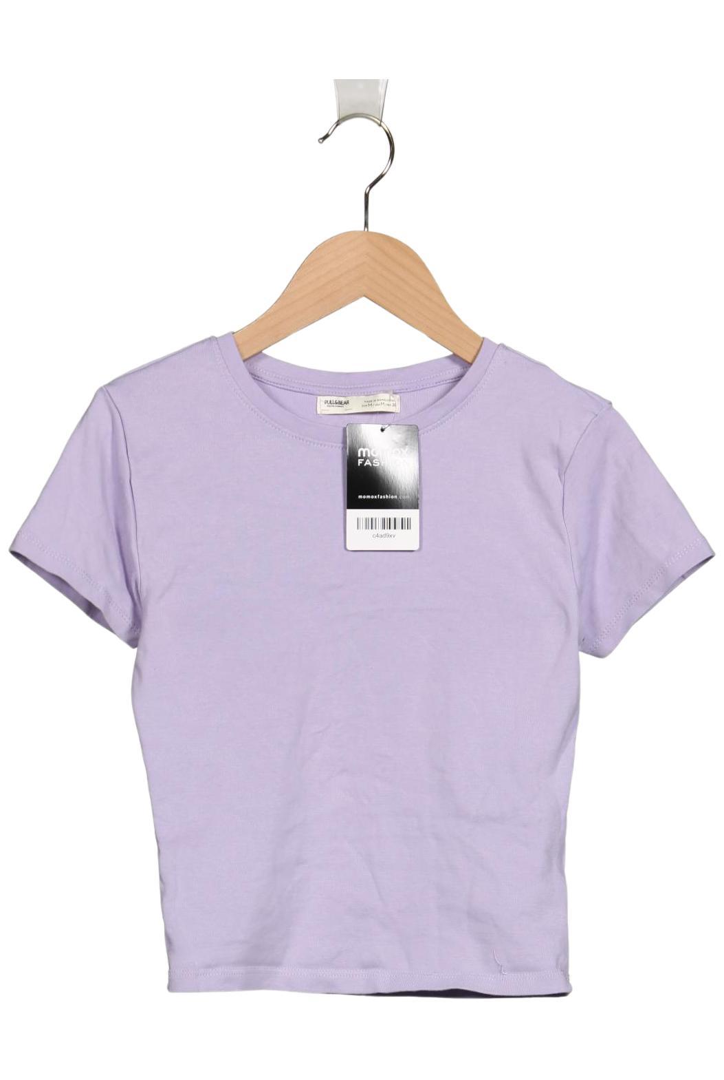 

Pull & Bear Damen T-Shirt, flieder, Gr. 38