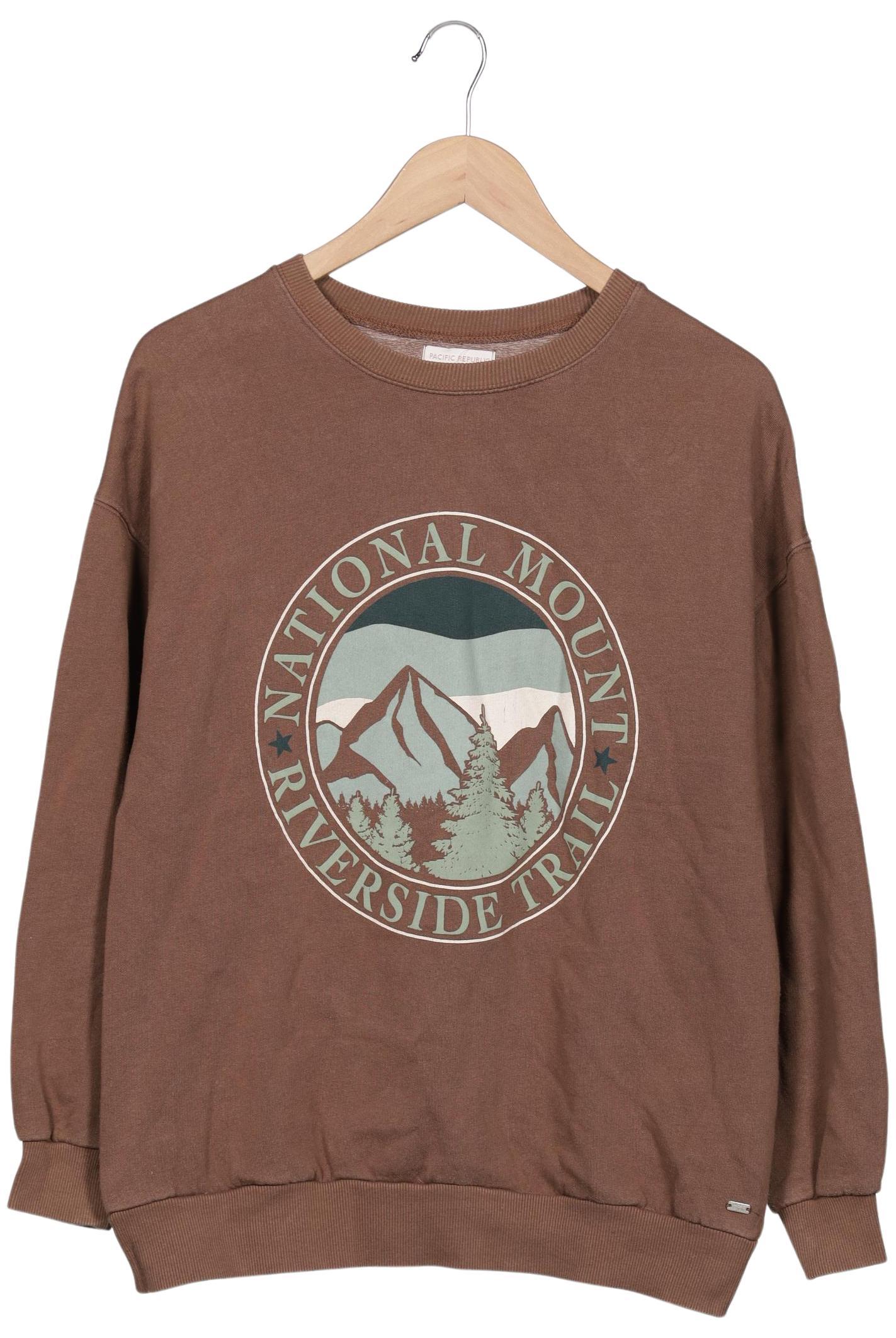 

Pull & Bear Damen Sweatshirt, braun, Gr. 36