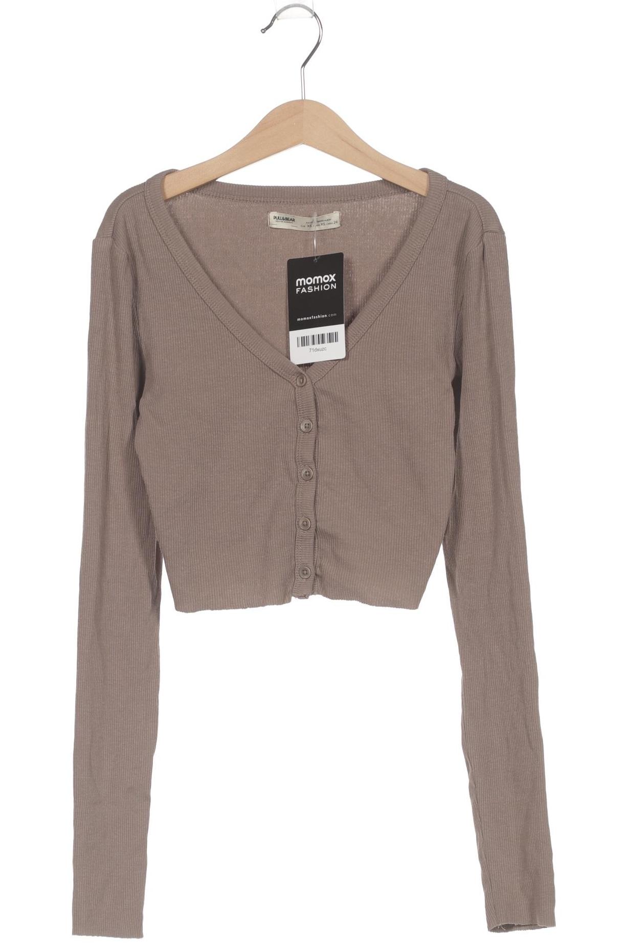 

Pull & Bear Damen Langarmshirt, braun, Gr. 34