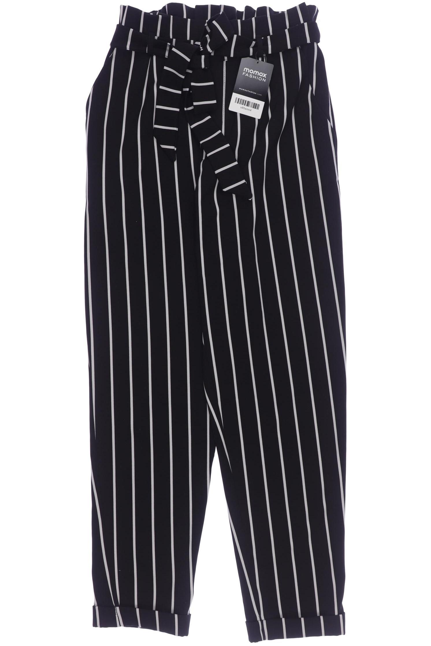 

Pull & Bear Damen Stoffhose, schwarz, Gr. 0