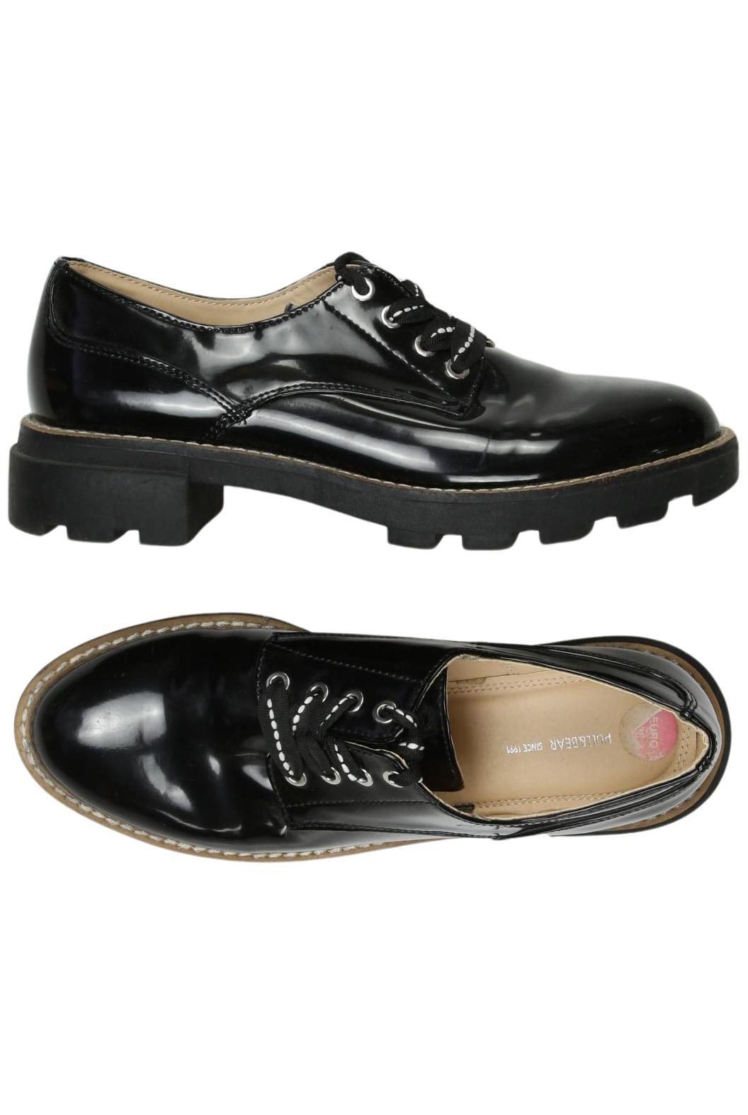 

Pull & Bear Damen Halbschuh, schwarz, Gr. 38