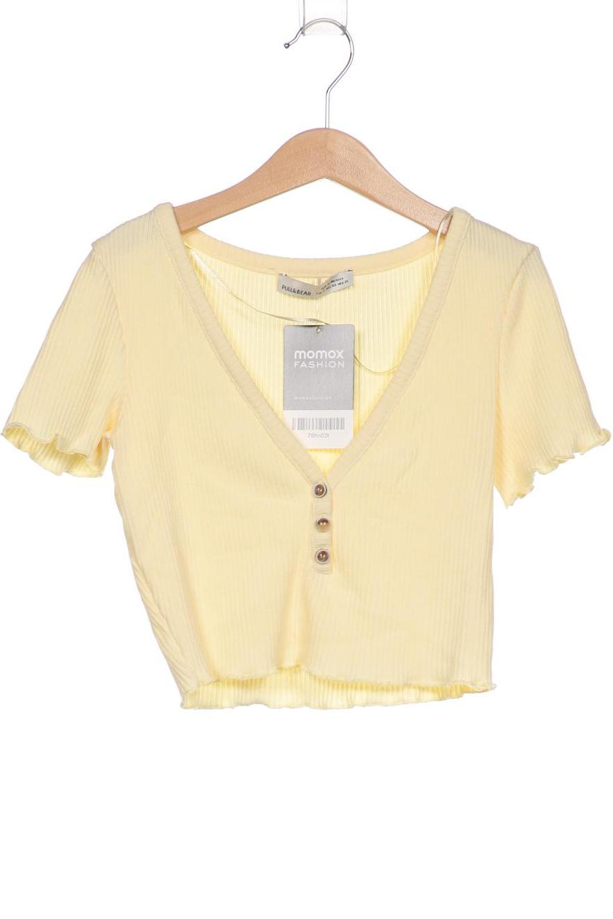 

Pull & Bear Damen T-Shirt, gelb