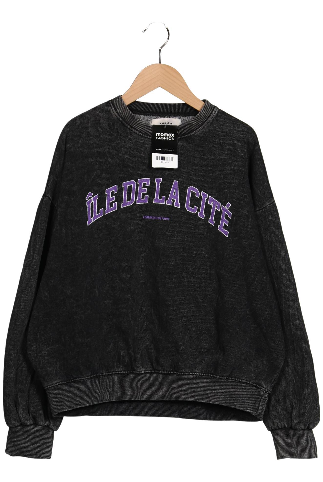 

Pull & Bear Damen Sweatshirt, grau, Gr. 34