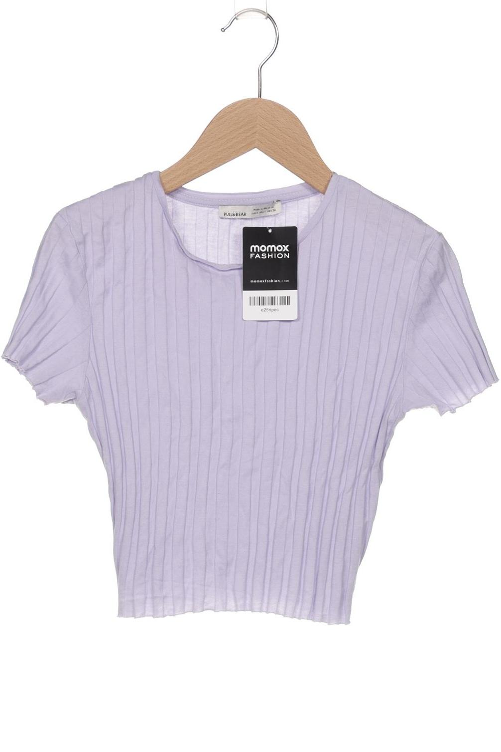 

Pull & Bear Damen T-Shirt, flieder, Gr. 36