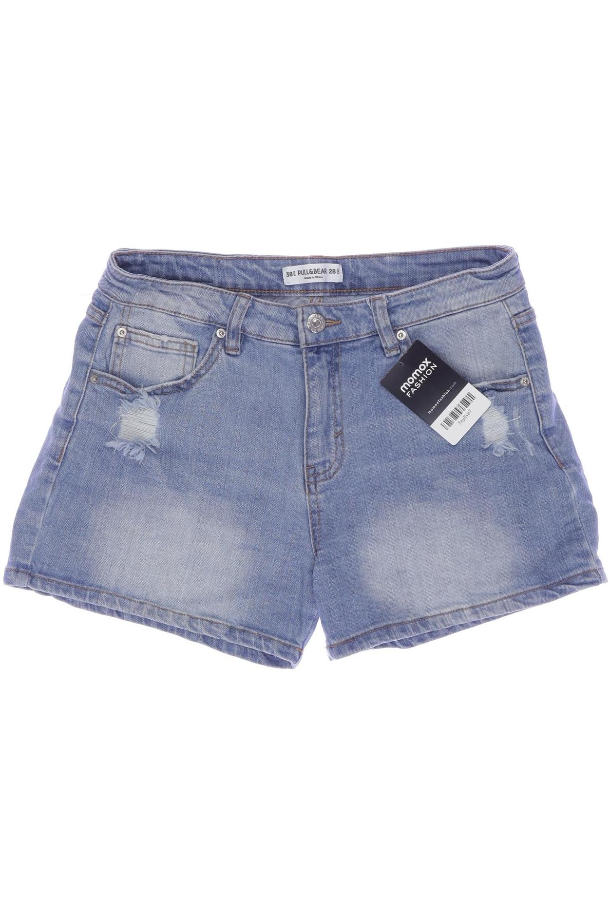 

Pull & Bear Damen Shorts, blau, Gr. 38