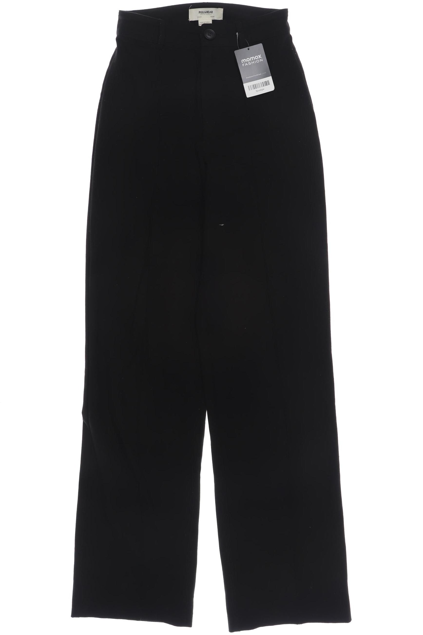 

Pull & Bear Damen Stoffhose, schwarz