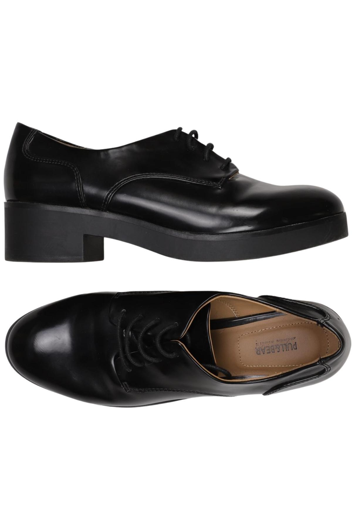 

Pull & Bear Damen Halbschuh, schwarz, Gr. 38