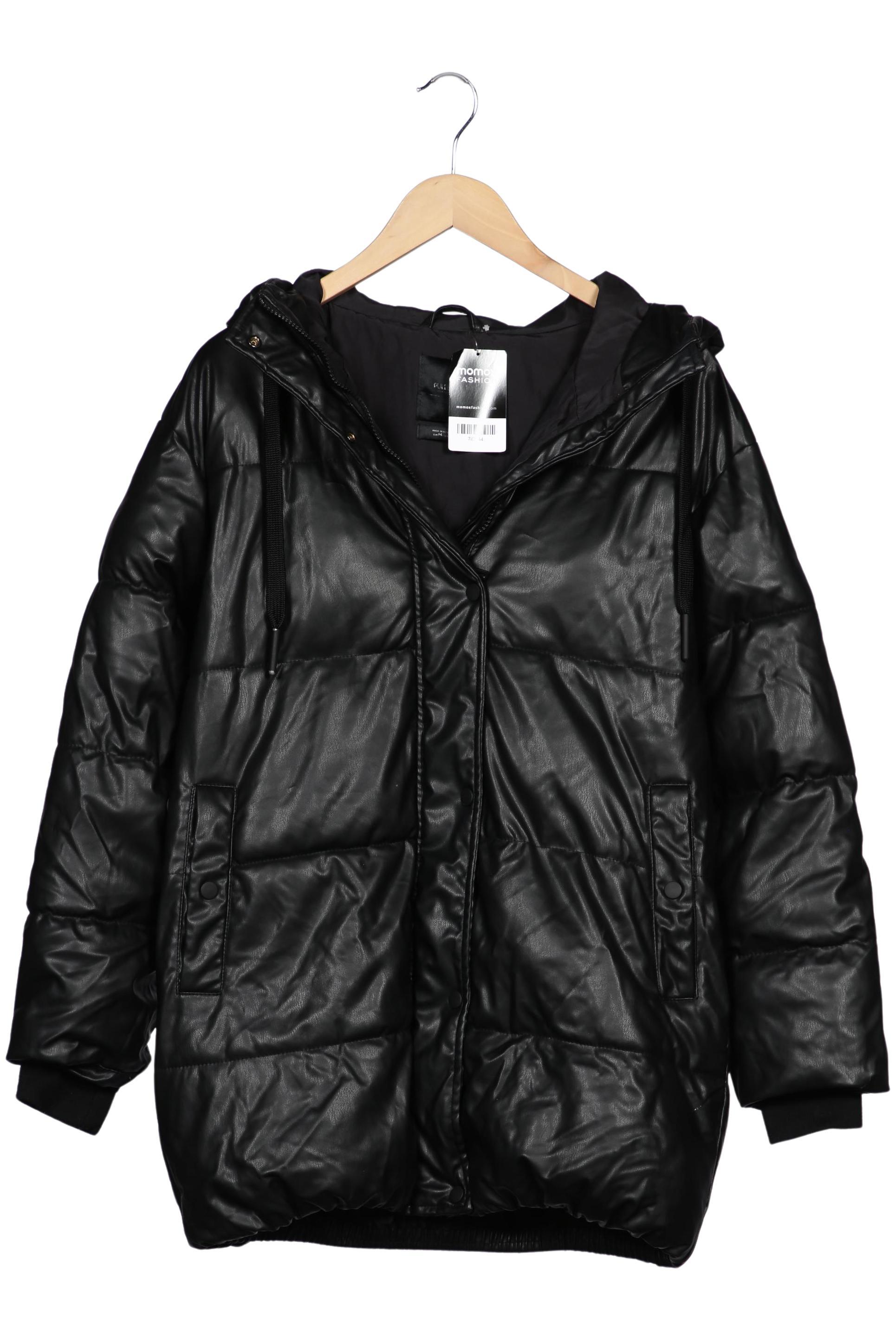 

Pull & Bear Damen Mantel, schwarz, Gr. 38