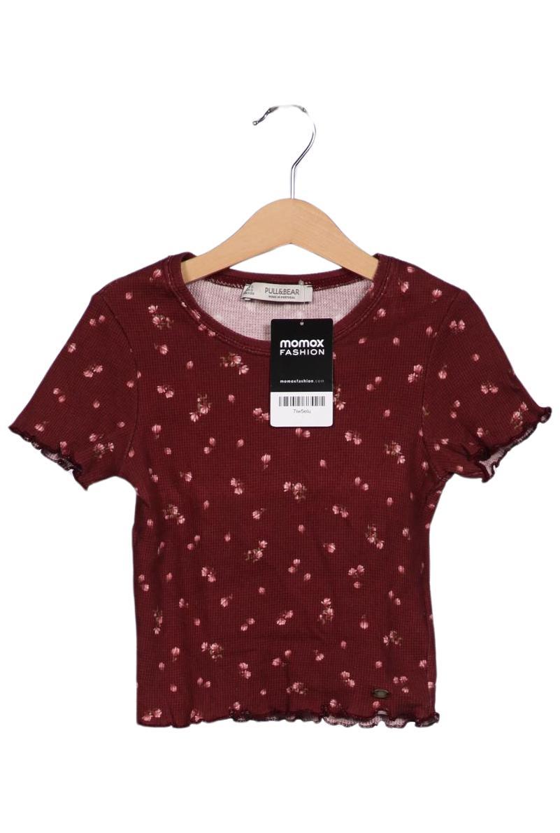 

Pull & Bear Damen T-Shirt, bordeaux, Gr. 36