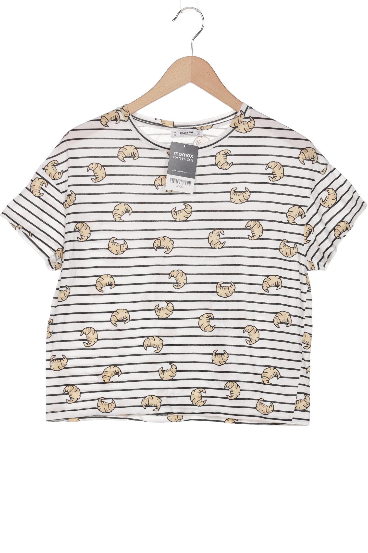 Thumbnail - Pull &amp; Bear Damen T-Shirt, weiß, Gr. 36