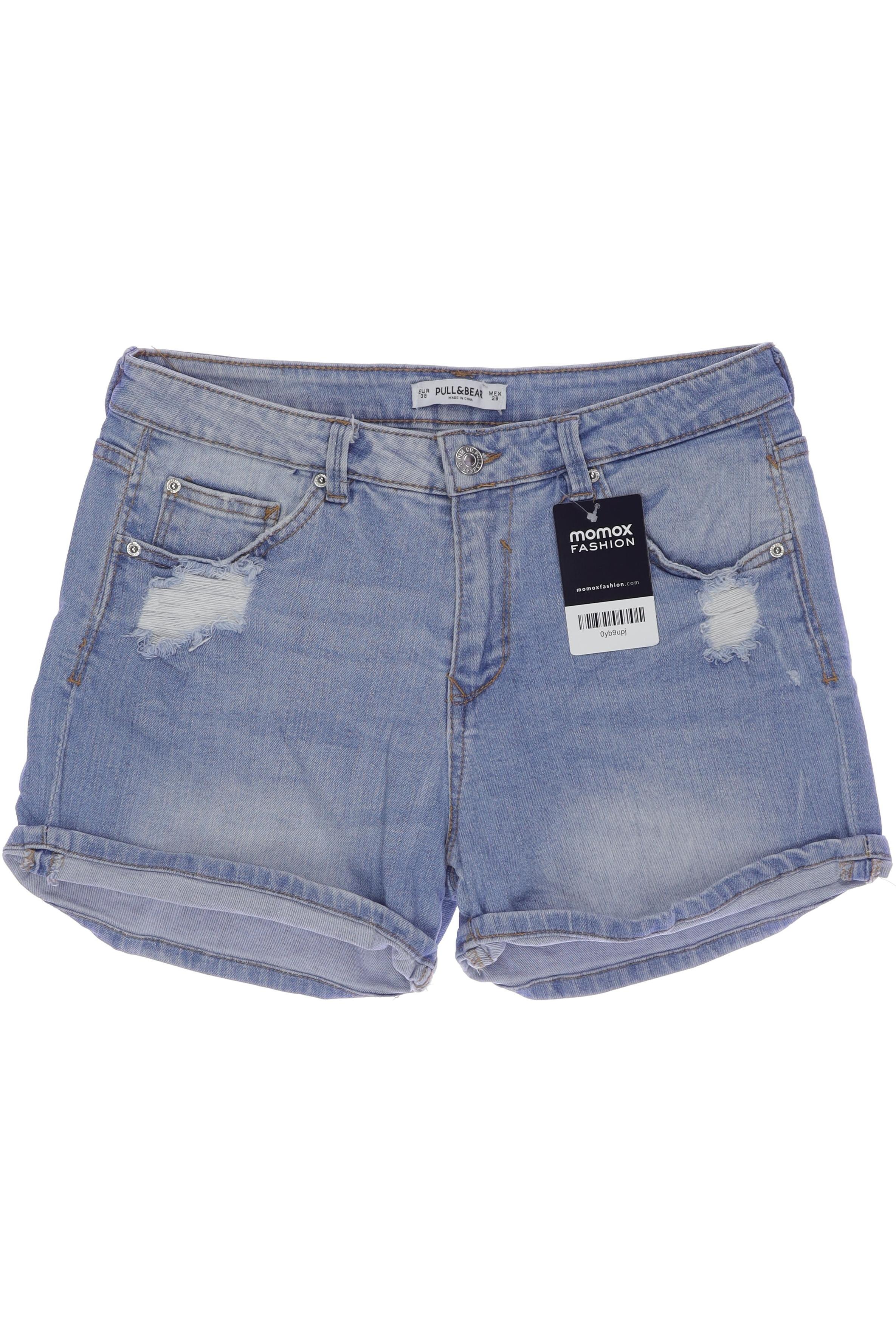 

Pull & Bear Damen Shorts, blau, Gr. 38