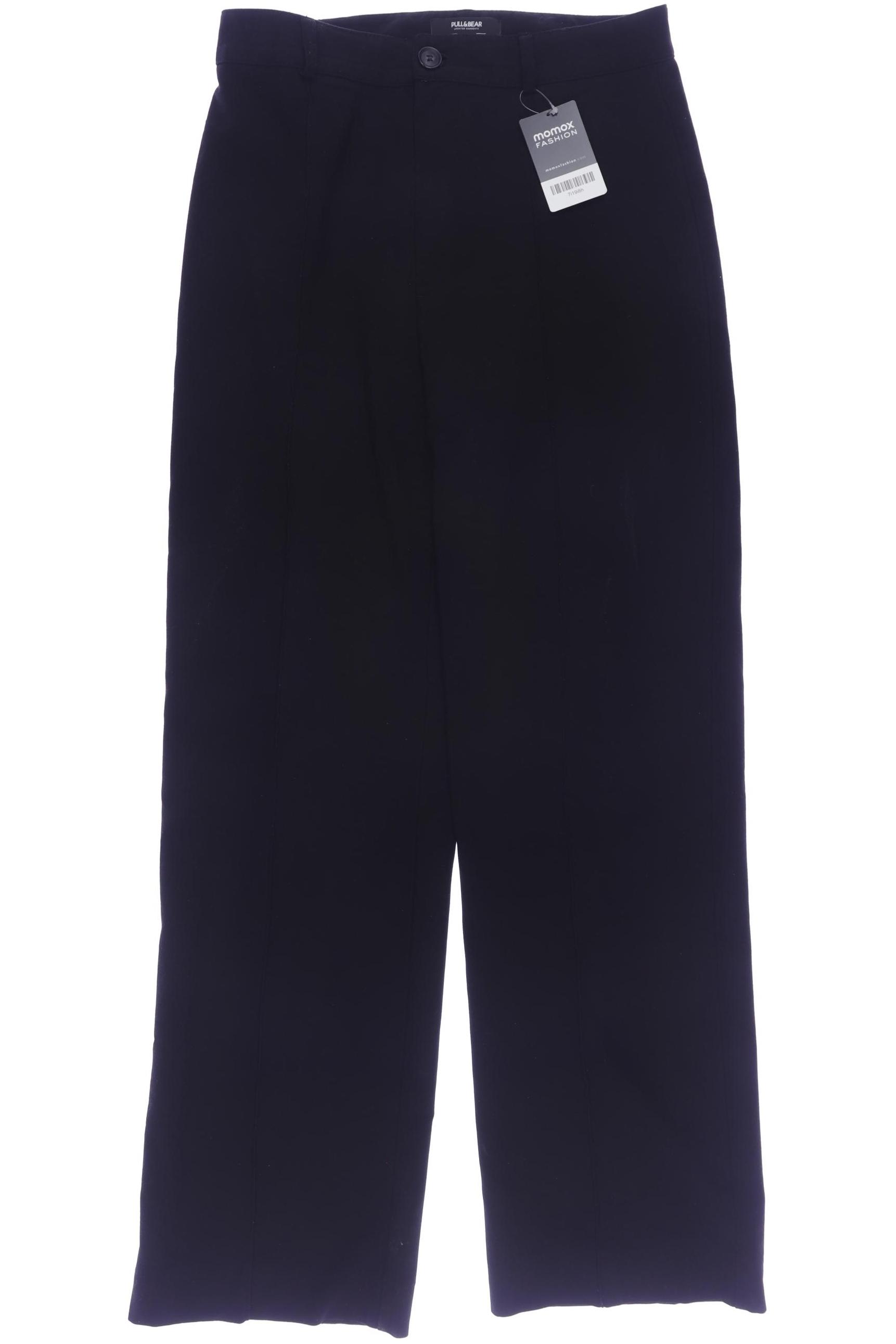 

Pull & Bear Damen Stoffhose, schwarz, Gr. 0