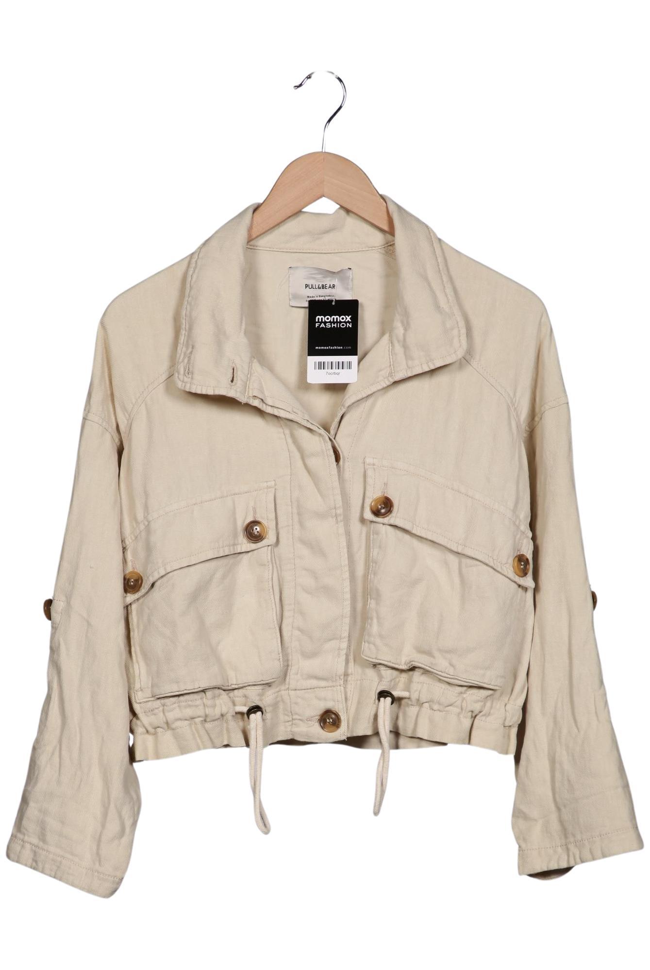 

Pull & Bear Damen Jacke, beige, Gr. 34