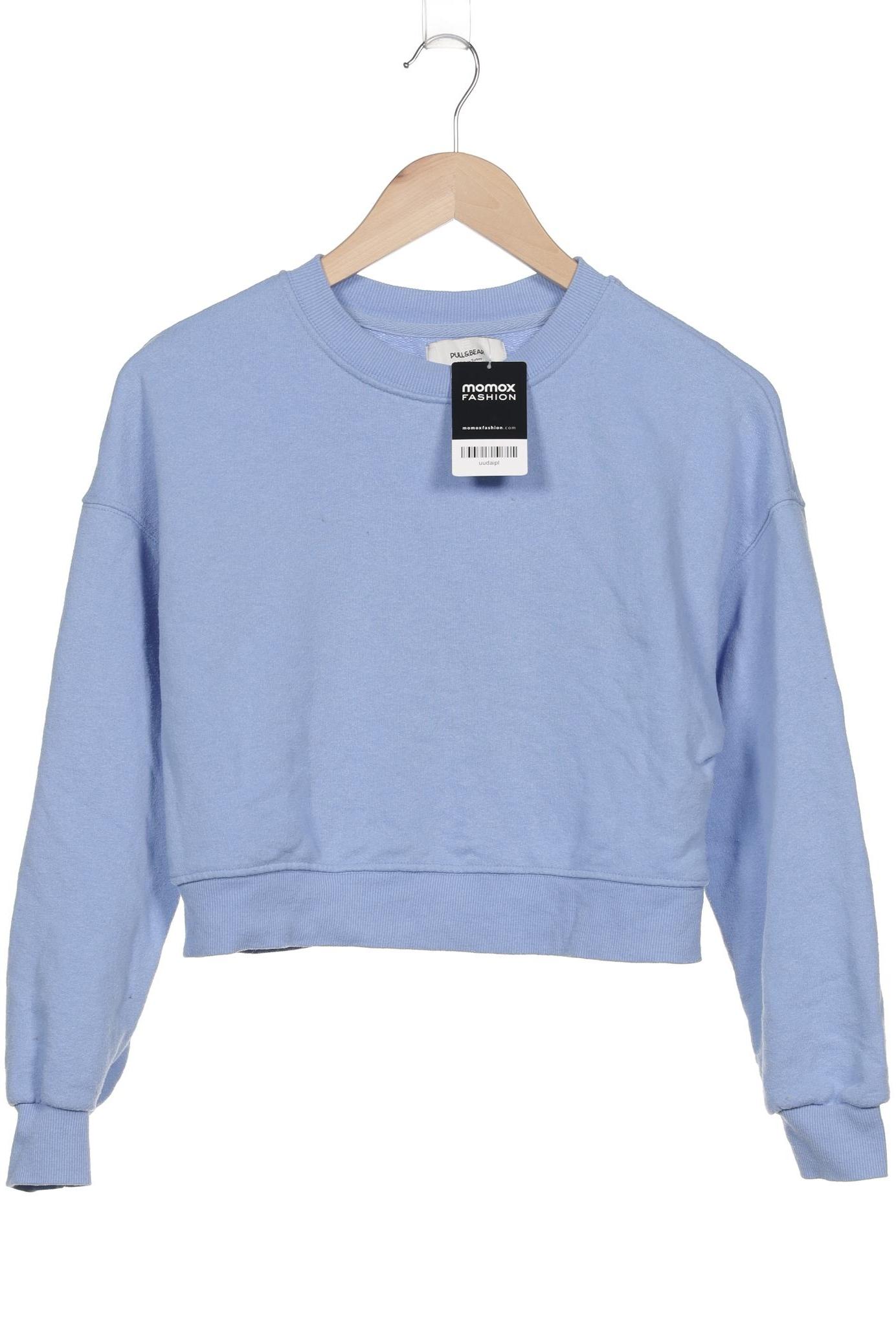 

Pull & Bear Damen Sweatshirt, blau, Gr. 34
