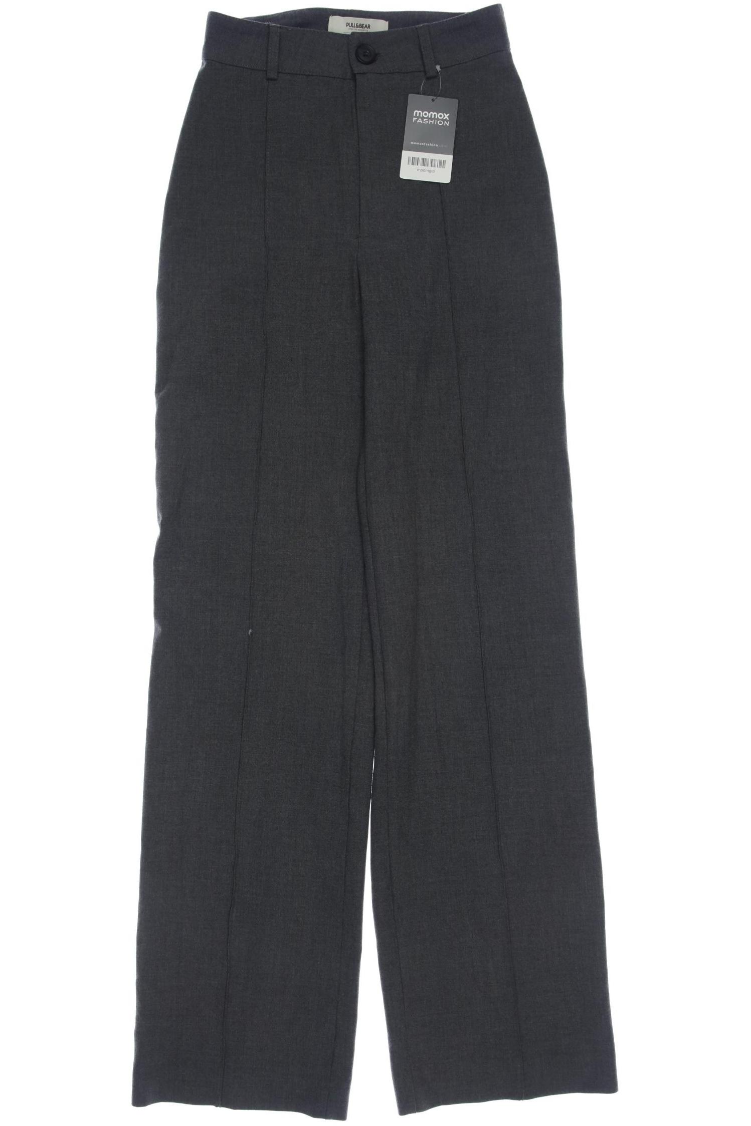 

Pull & Bear Damen Stoffhose, grau, Gr. 0