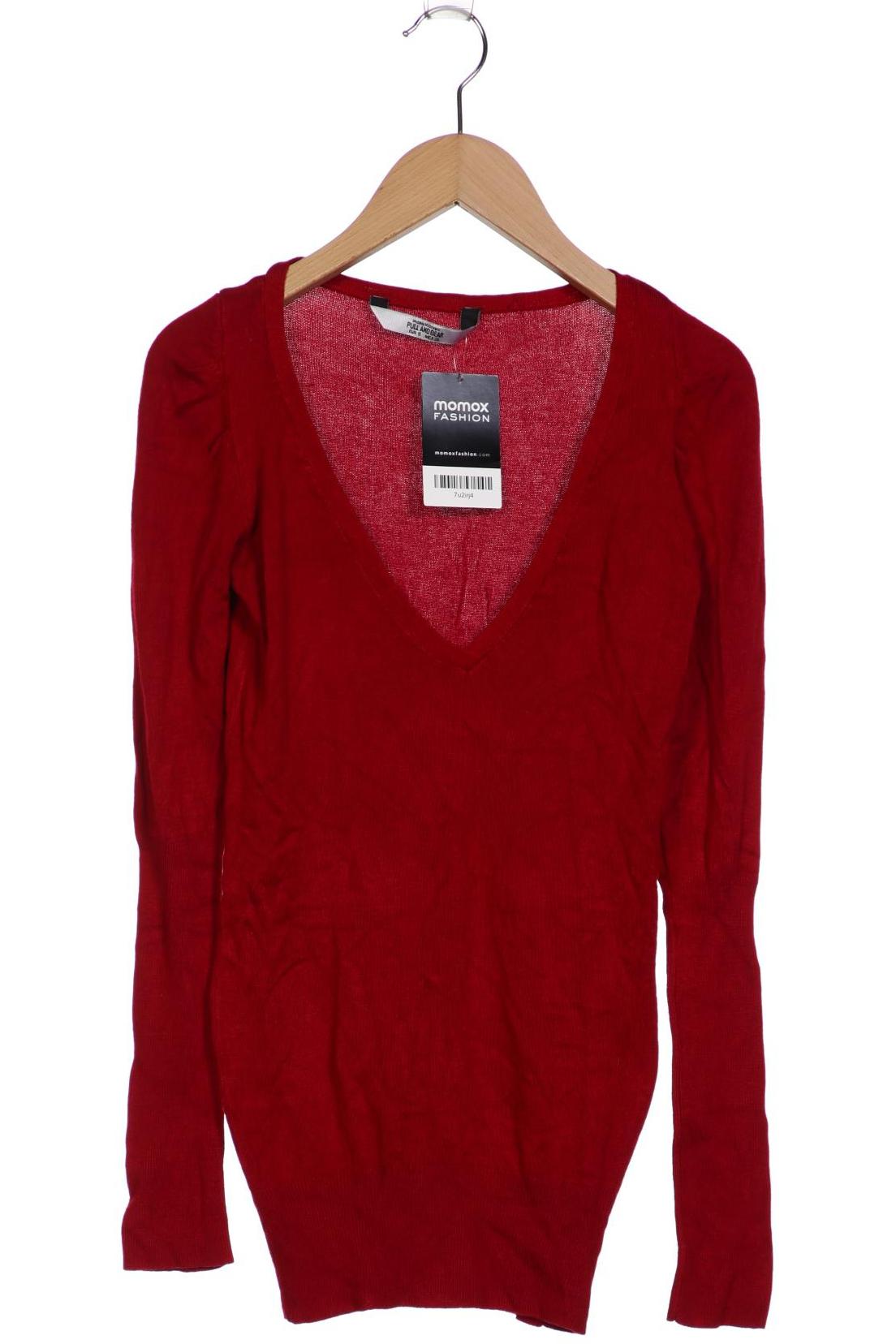 

Pull & Bear Damen Pullover, bordeaux, Gr. 36