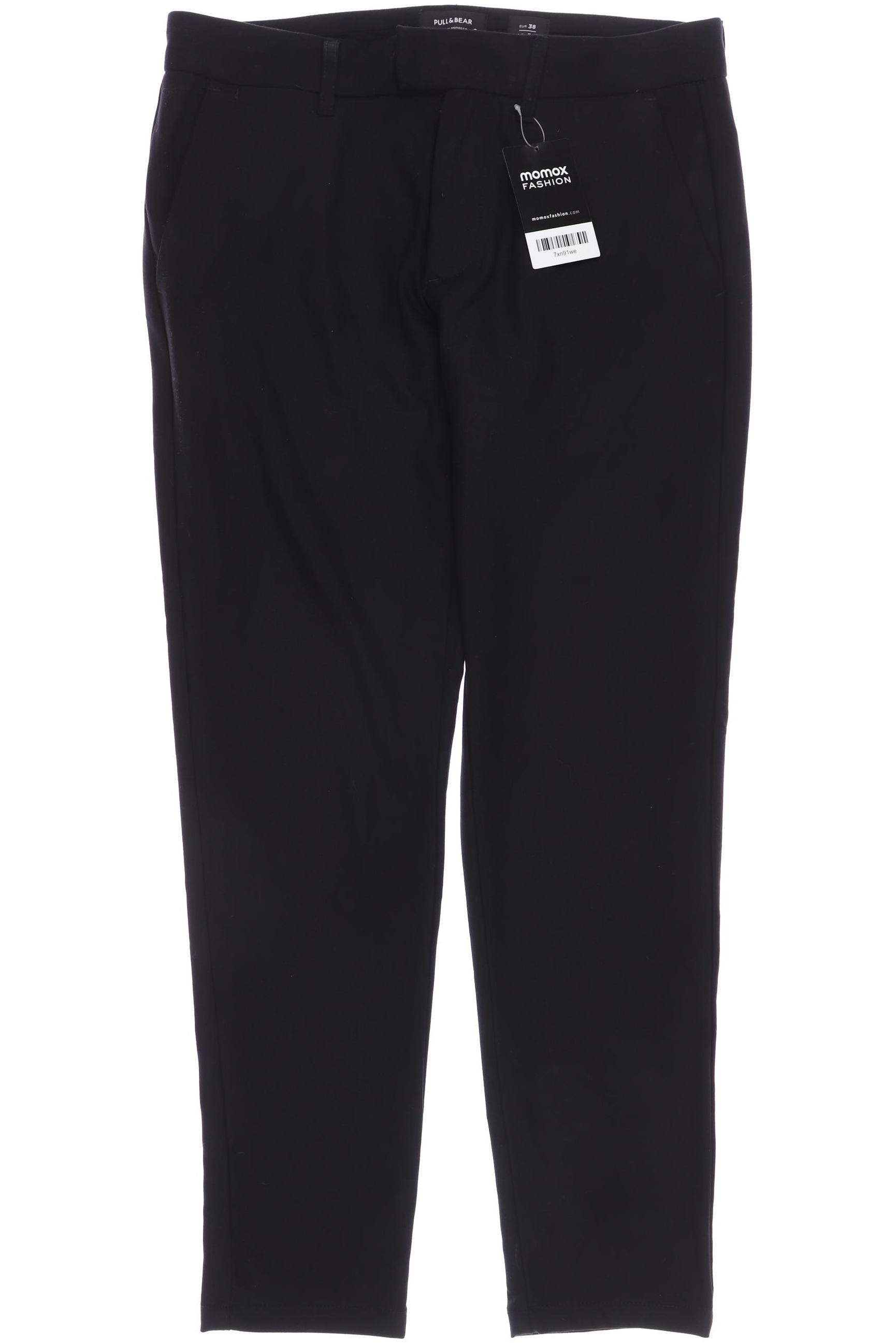 

Pull & Bear Damen Stoffhose, schwarz